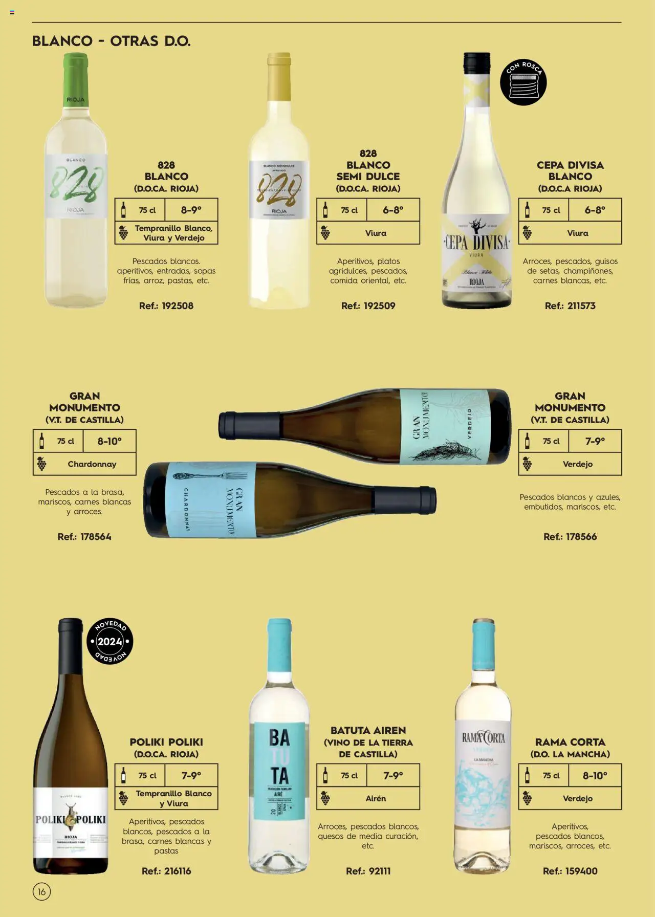 Makro Guia de vinos │ válido desde el 02.01.2025 | Página: 16 | Productos: Vino