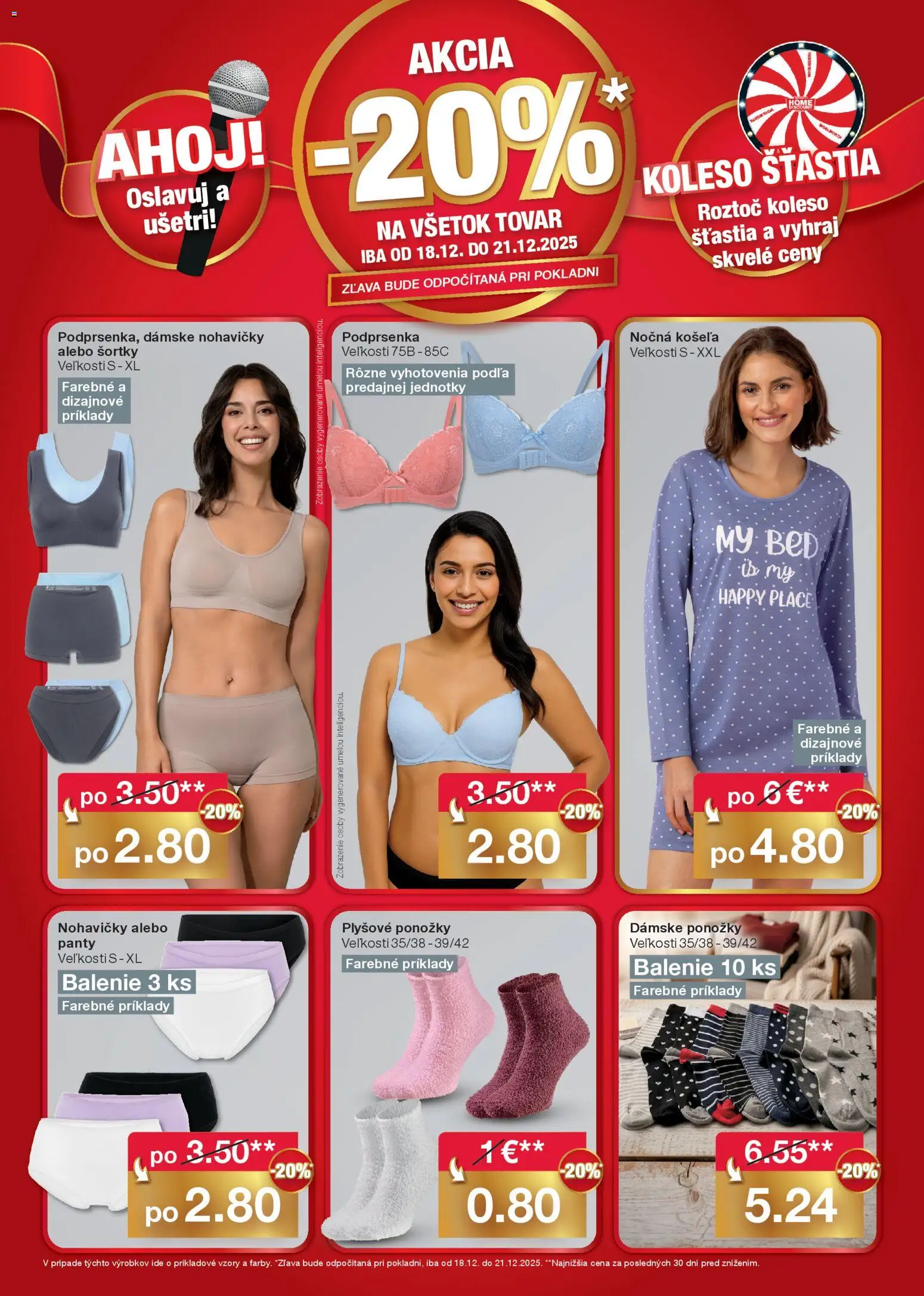 Nové Woolworth akcie – leták je platný od 15.12.2025 | Strana: 2 | Produkty: Košeľa, Nohavičky, Podprsenka, Ponožky