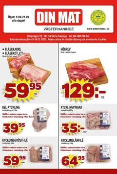 Din Mat - erbjudanden - Förhandsvisning av reklamblad från butik Din Mat aktuell från 08.12.2025