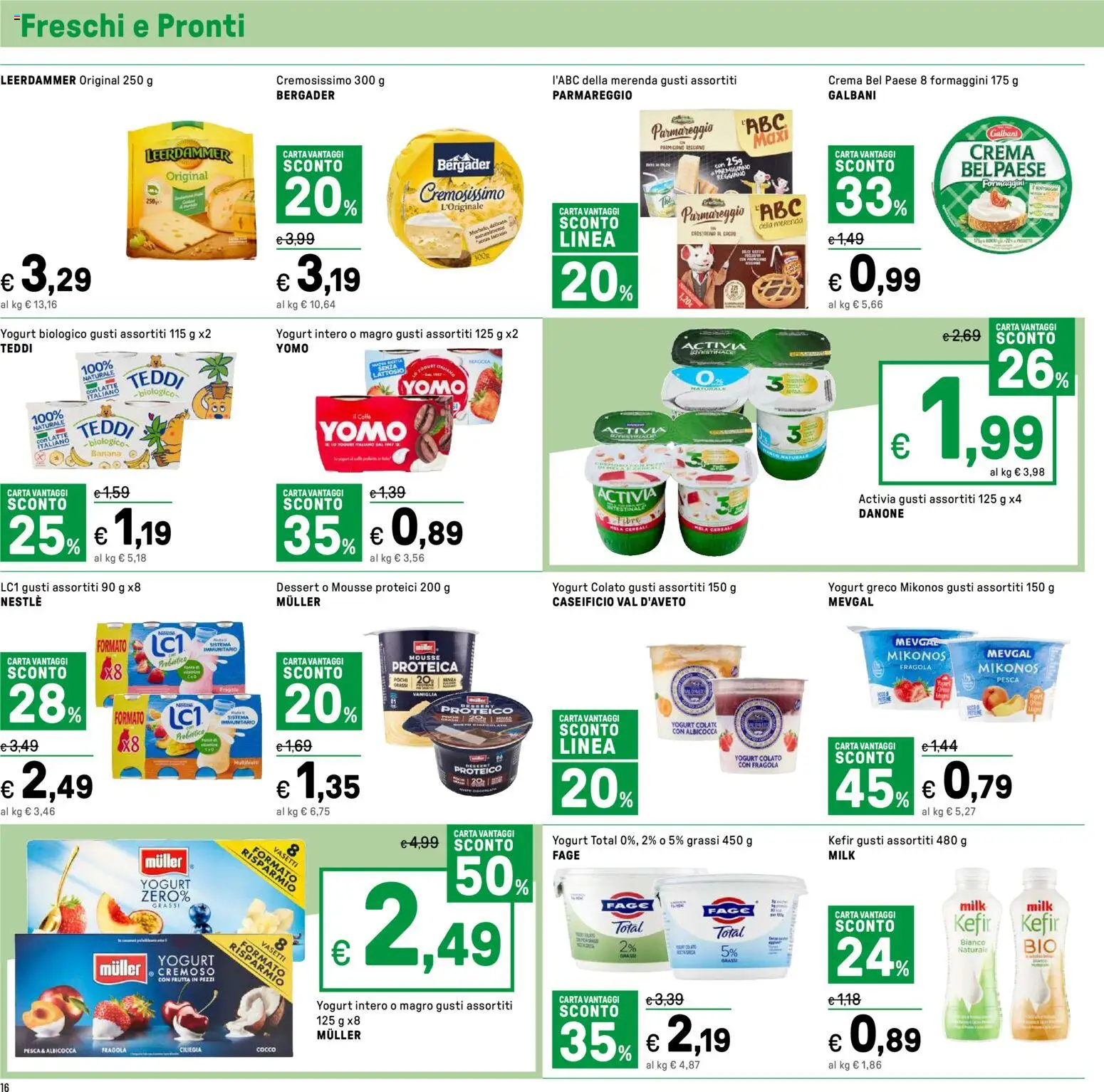 Volantino Iper del 07.01.2026 | Pagina: 16 | Prodotti: Crema, Cereali, Latte, Parmigiano