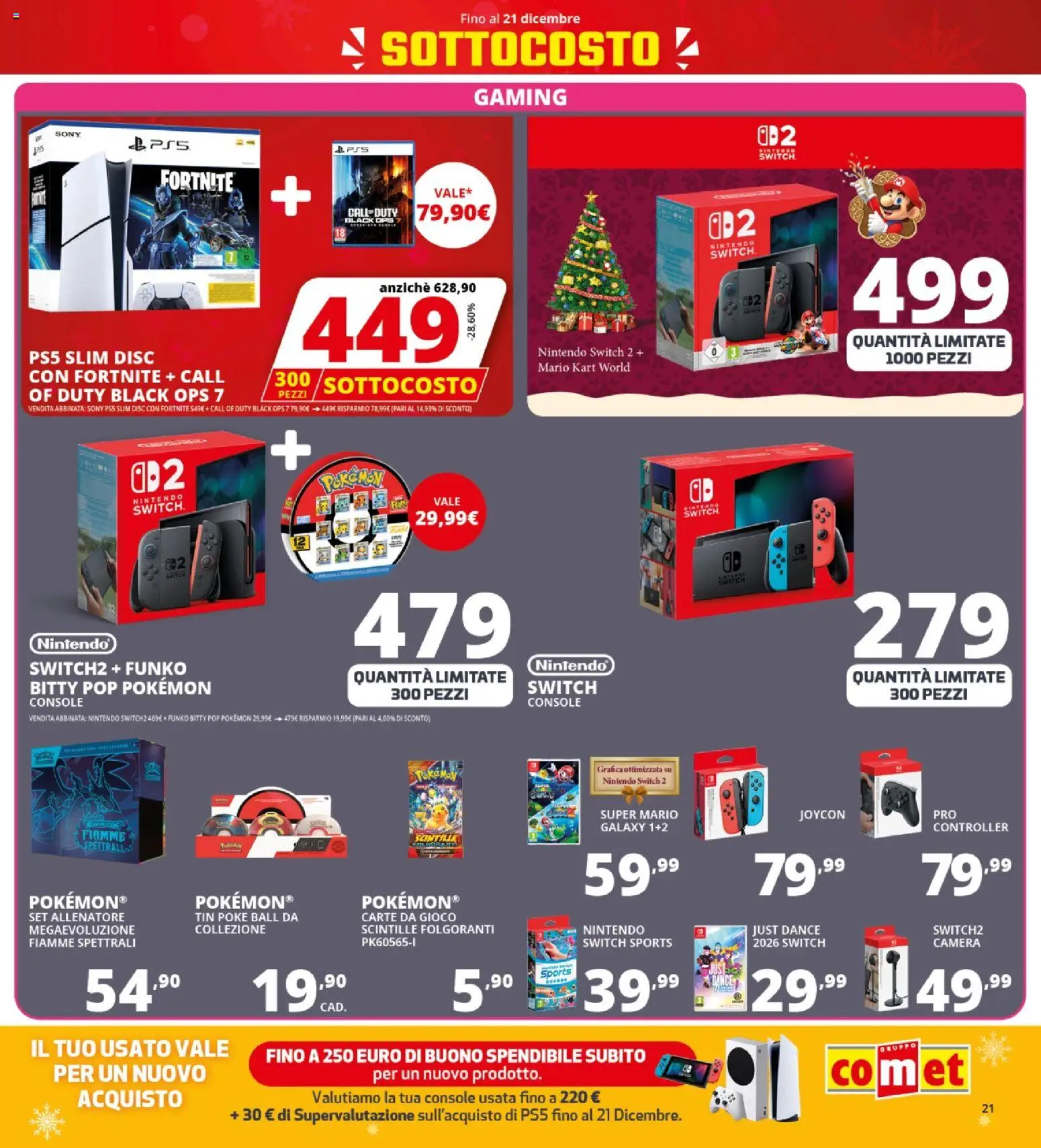Volantino Comet del 12.12.2025 | Pagina: 21 | Prodotti: Gioco