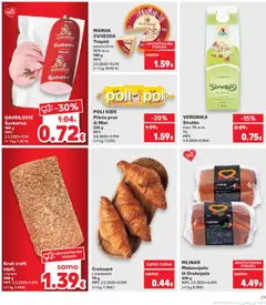 Kaufland HR akciós ujság - amely érvényes a következő dátumtól: 30.07.2025 | Oldal: 29 | Termékek: Croissant