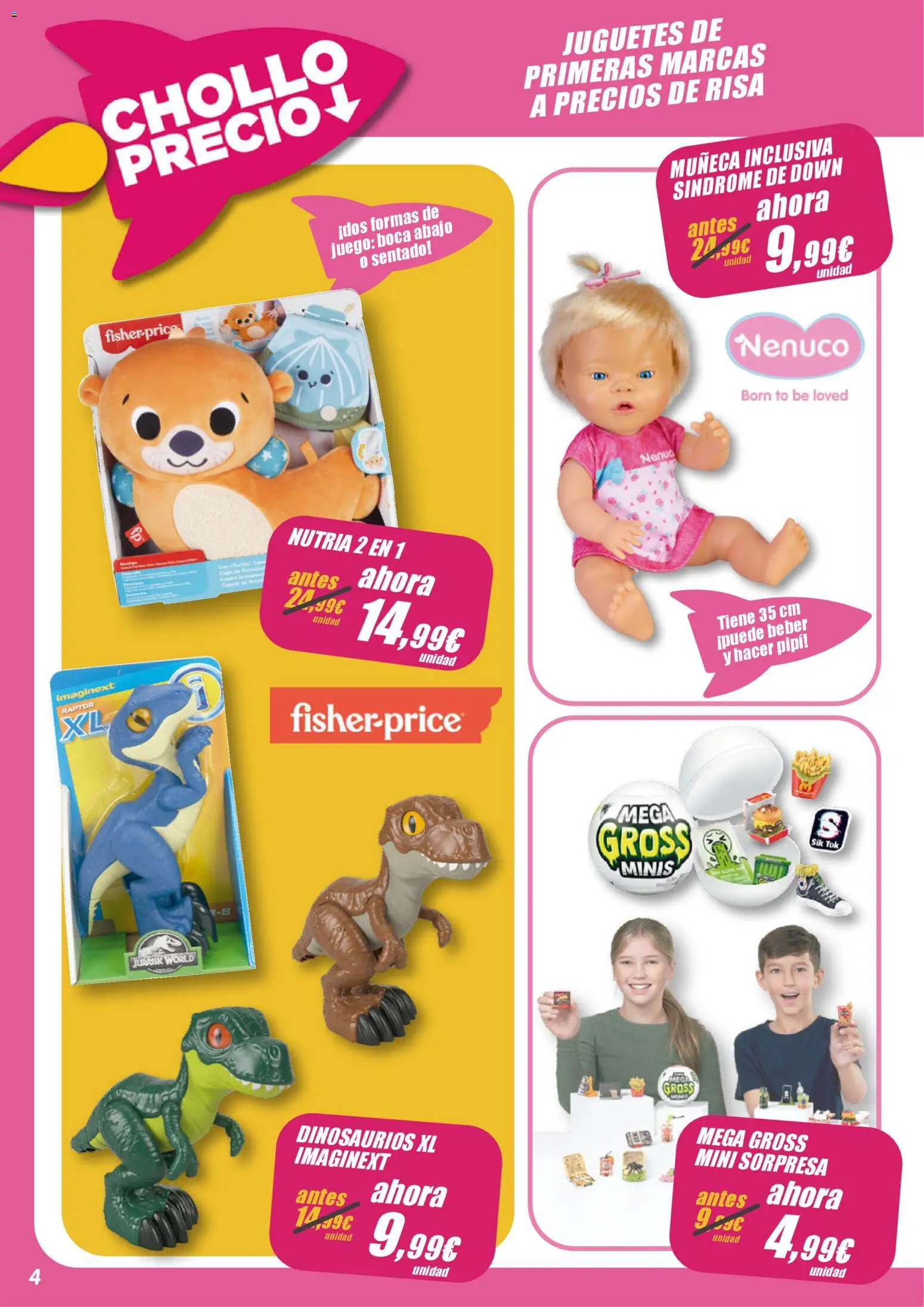 Toy Planet catálogo │ válido desde el 10.12.2025 | Página: 4 | Productos: Muñeca, Juguetes