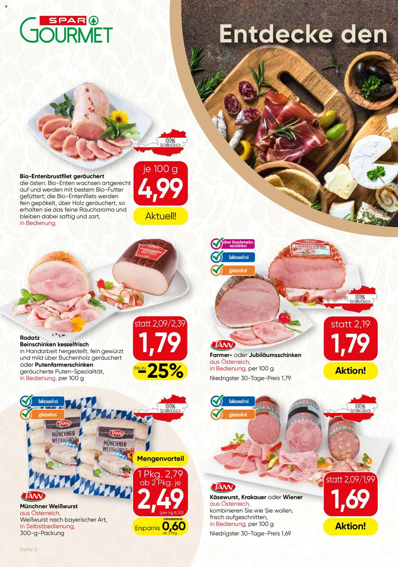 SPAR Gourmet Flugblatt Niederösterreich gültig ab 06.11.2025 | Seite: 6