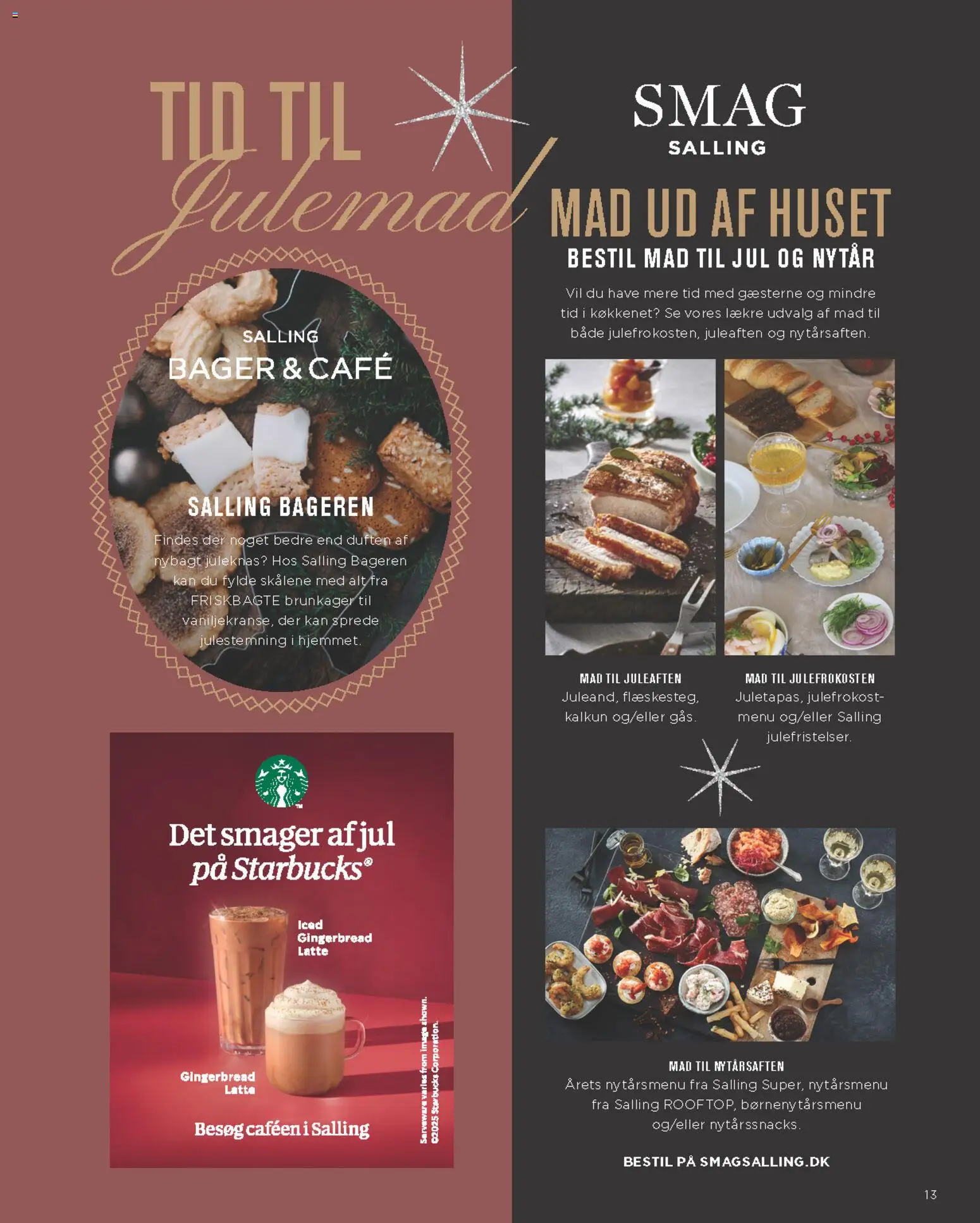 Salling tilbudsavis – gyldig fra 01.11.2025 | Side: 13 | Produkter: Brunkager, Vanilje