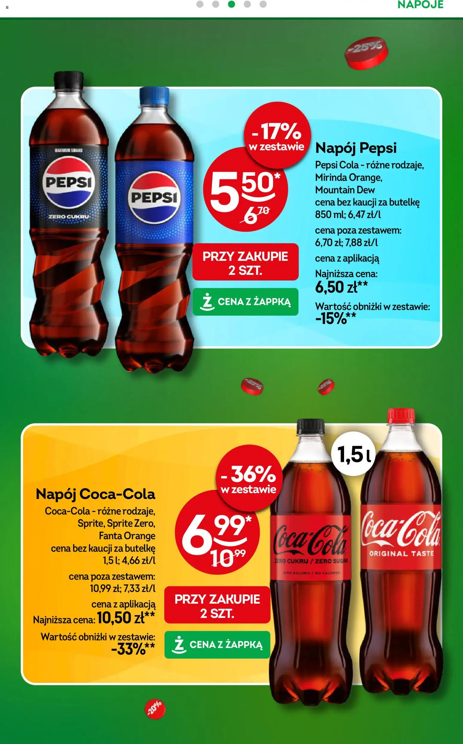 Żabka Black Friday od 19.11.2025 | Strona: 14 | Produkty: Napoje, Pepsi, Sprite
