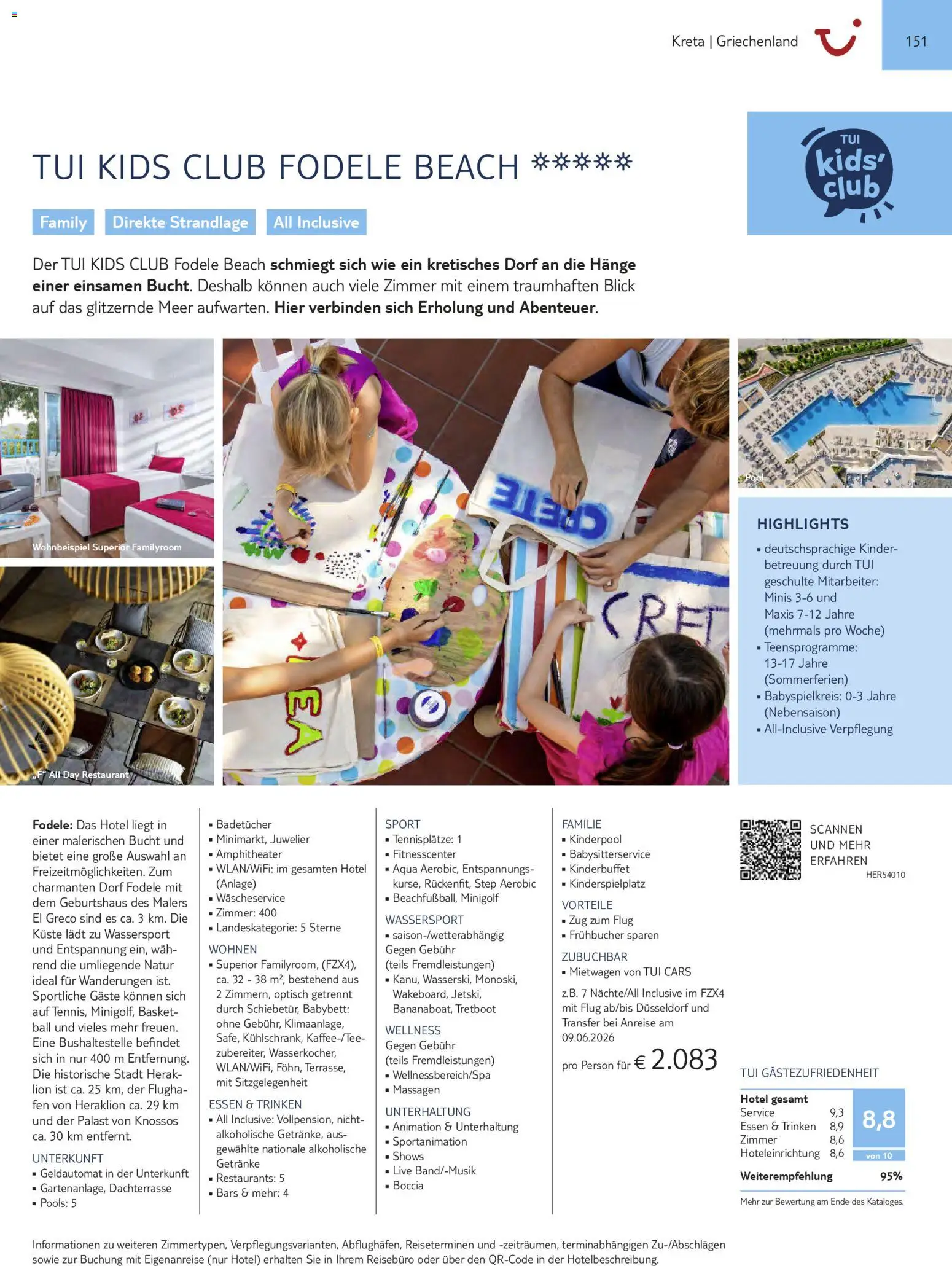 Aida  Südeuropa & Nordafrika 2026/27 – gültig ab 01.01.2026 | Seite: 151 | Produkte: Babybett