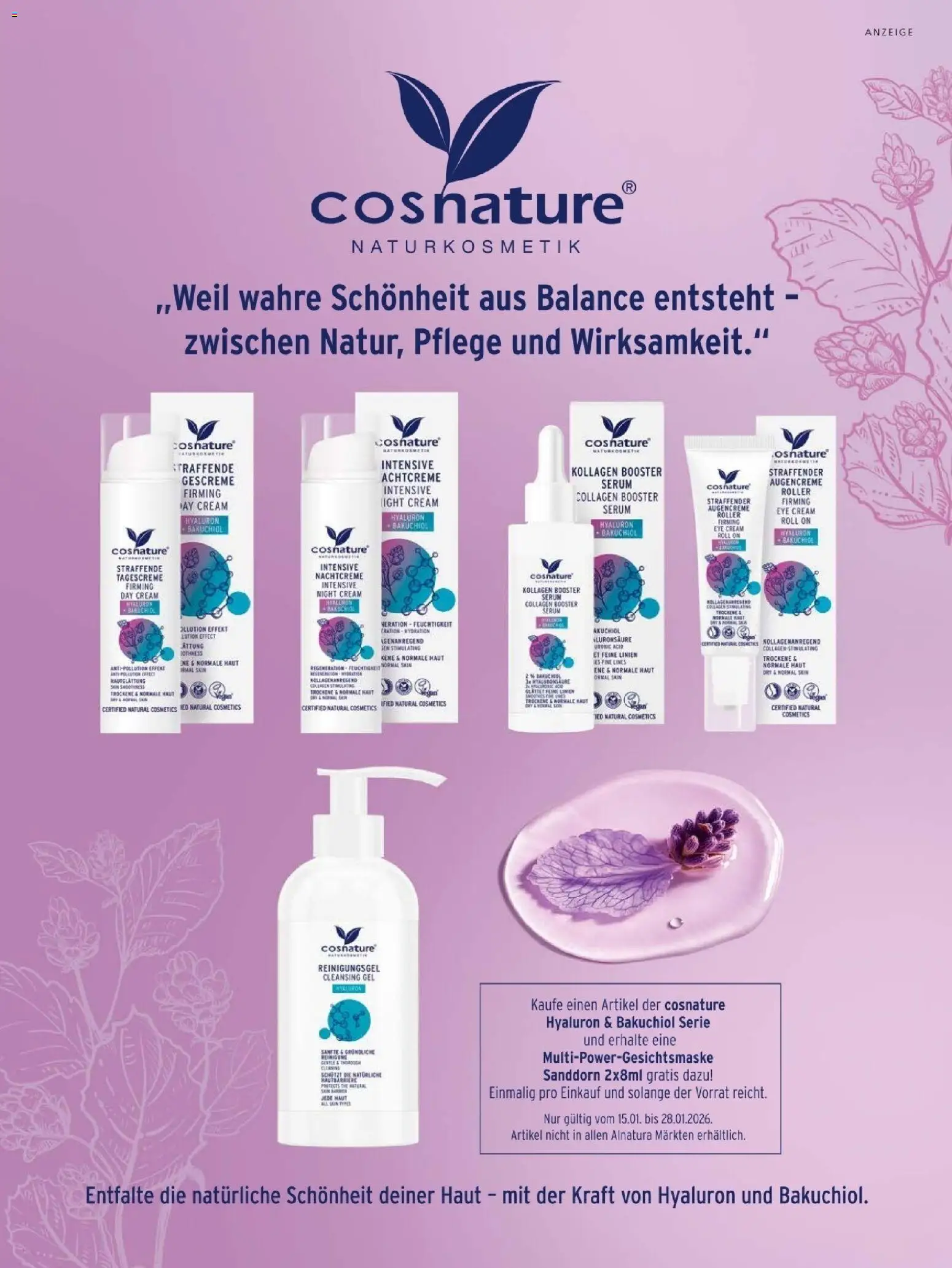 Alnatura Prospekt – gültig ab 01.01.2026 | Seite: 63 | Produkte: Serum, Tagescreme, Nachtcreme