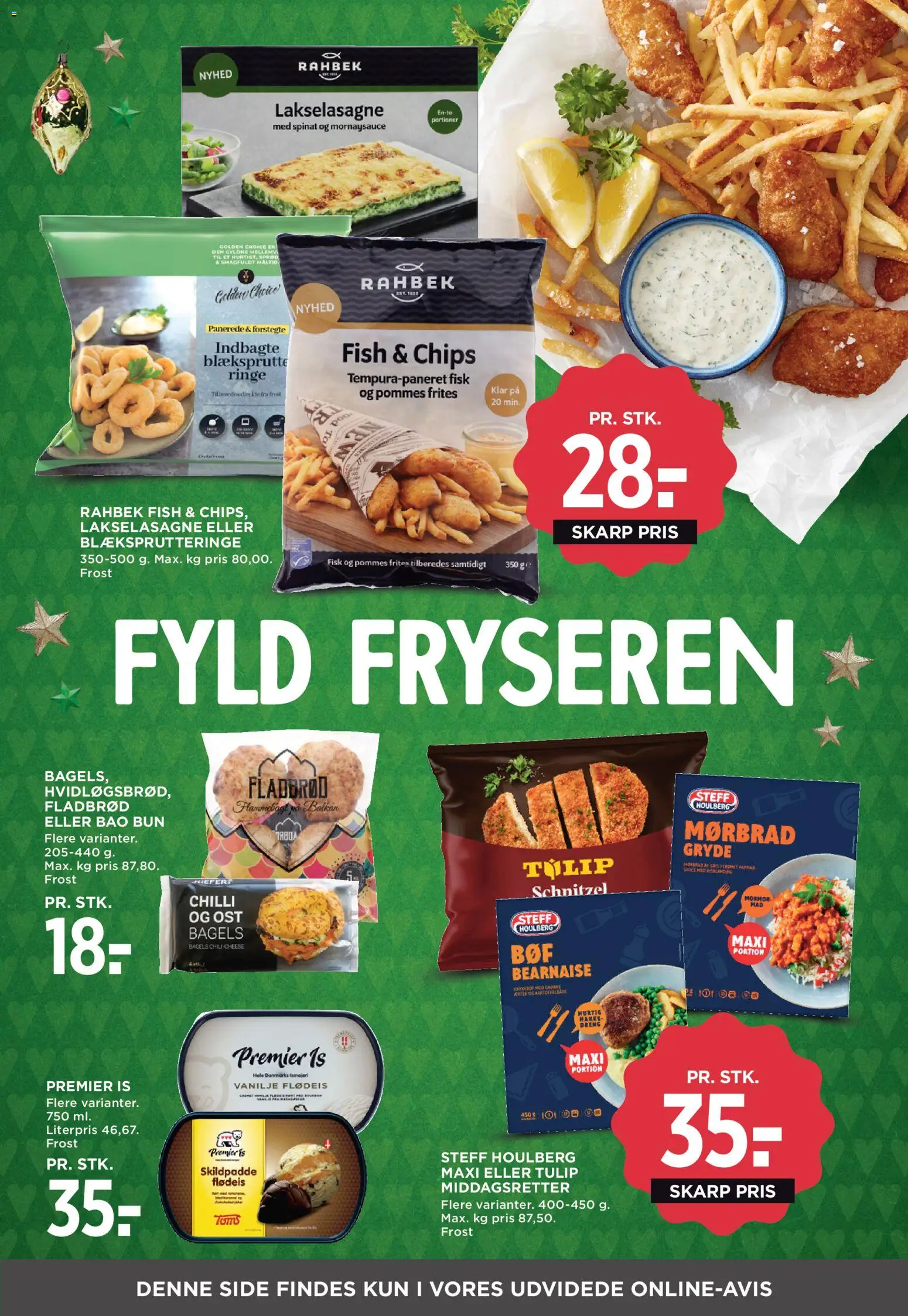 Meny tilbudsavis – gyldig fra 21.11.2025 | Side: 21 | Produkter: Ost, Pommes frites, Mornaysauce, Spinat