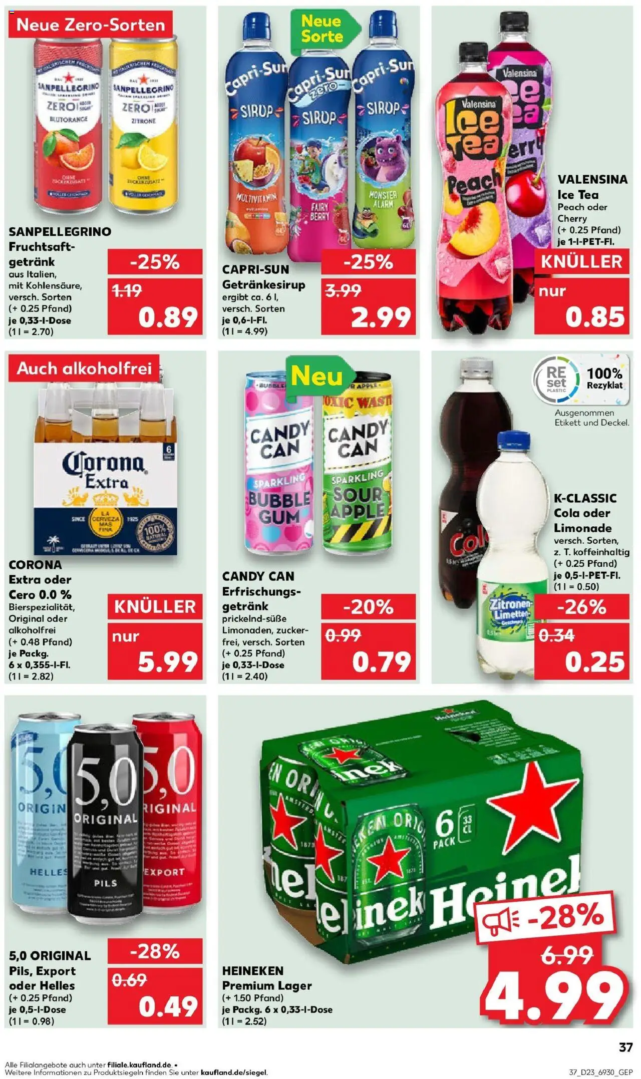 Kaufland prospekt Gummersbach	 - gültig ab dem 09.06.2025 | Seite: 52 | Produkte: Pils, Valensina, Zitrone, Zitronen