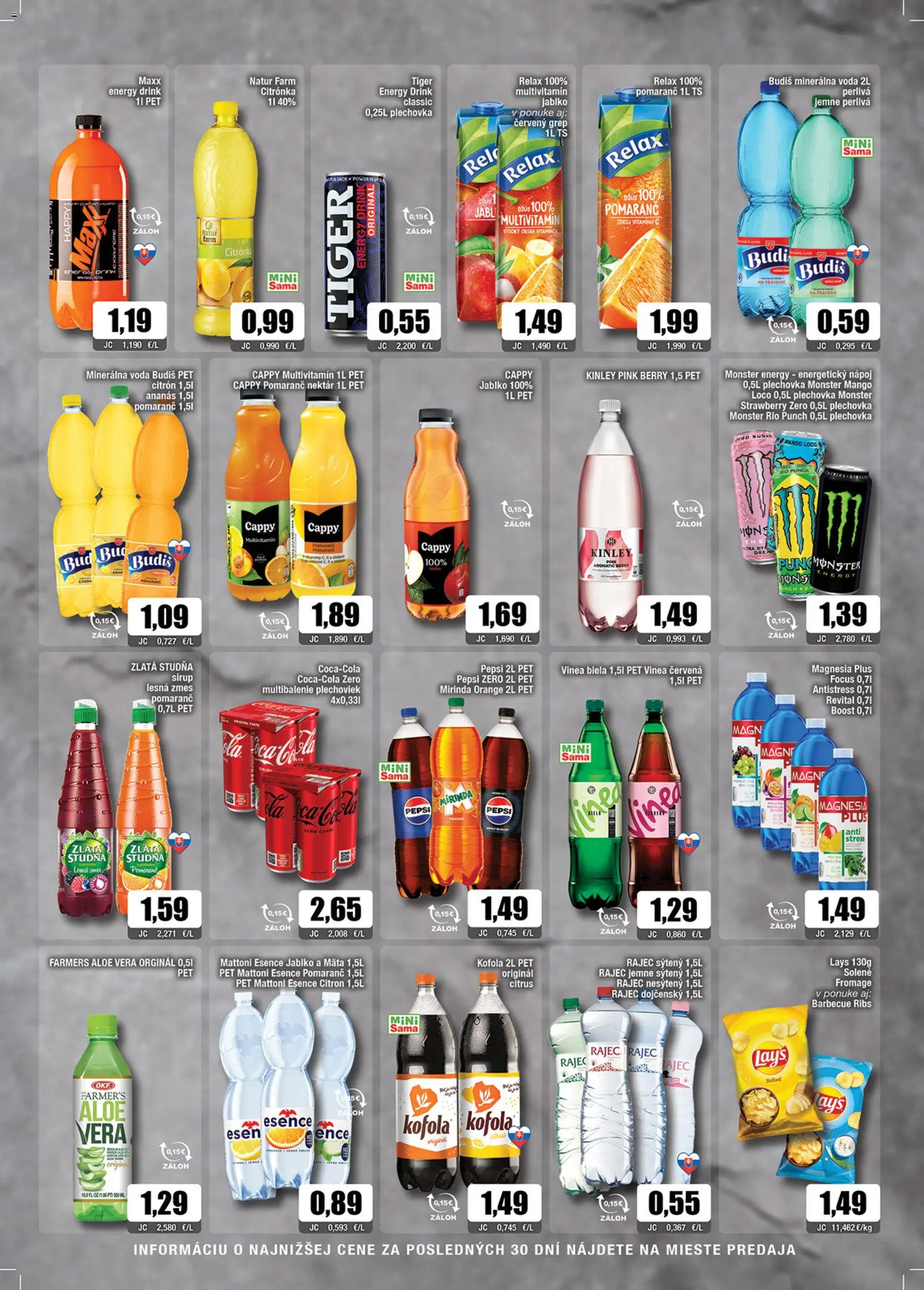 Nové Sama akcie – leták je platný od 09.01.2026 | Strana: 10 | Produkty: Rajec, Pepsi, Mango, Grep