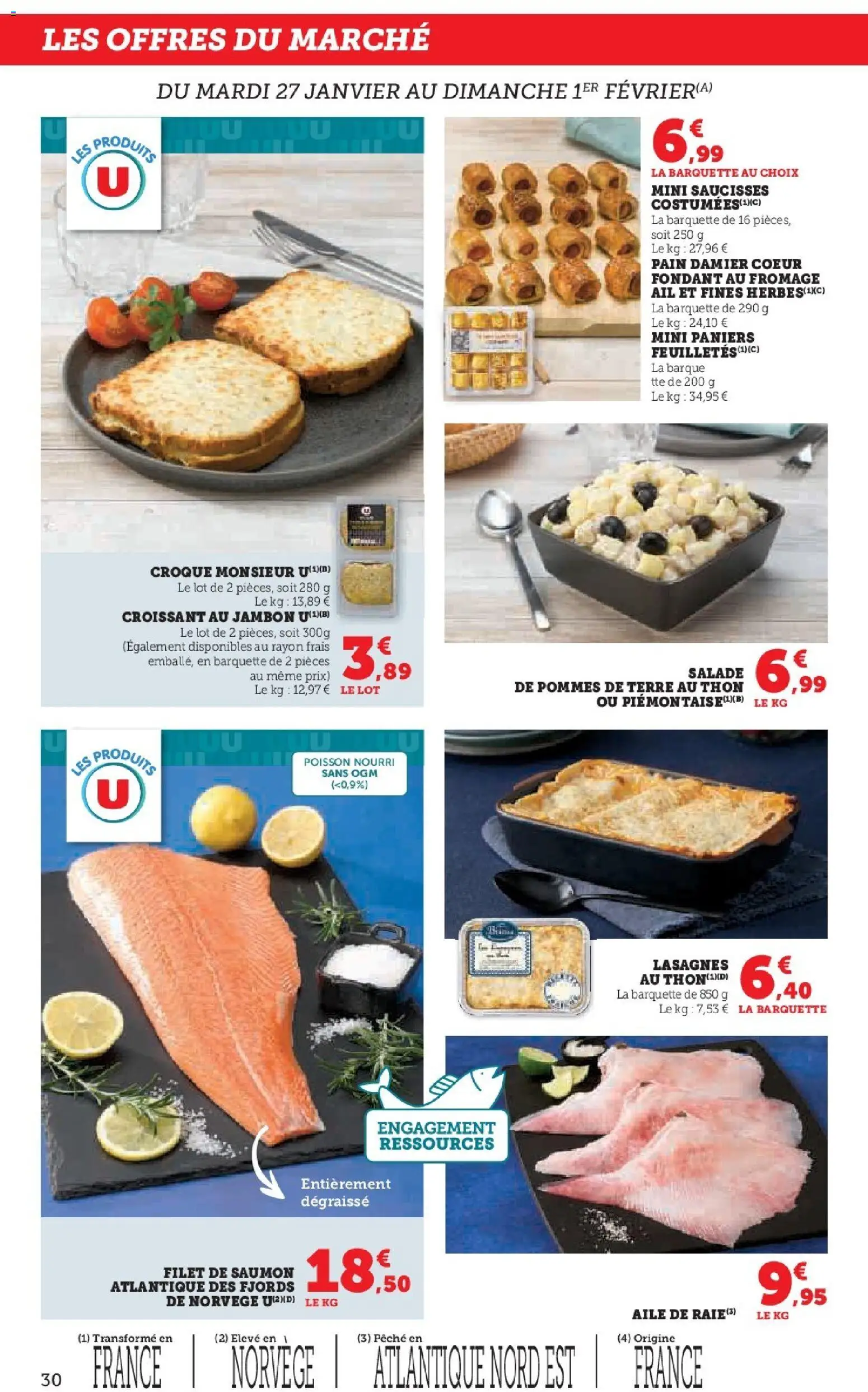 {H1} | Page: 30 | Produits: Ail, Thon, Filet de saumon, Pain