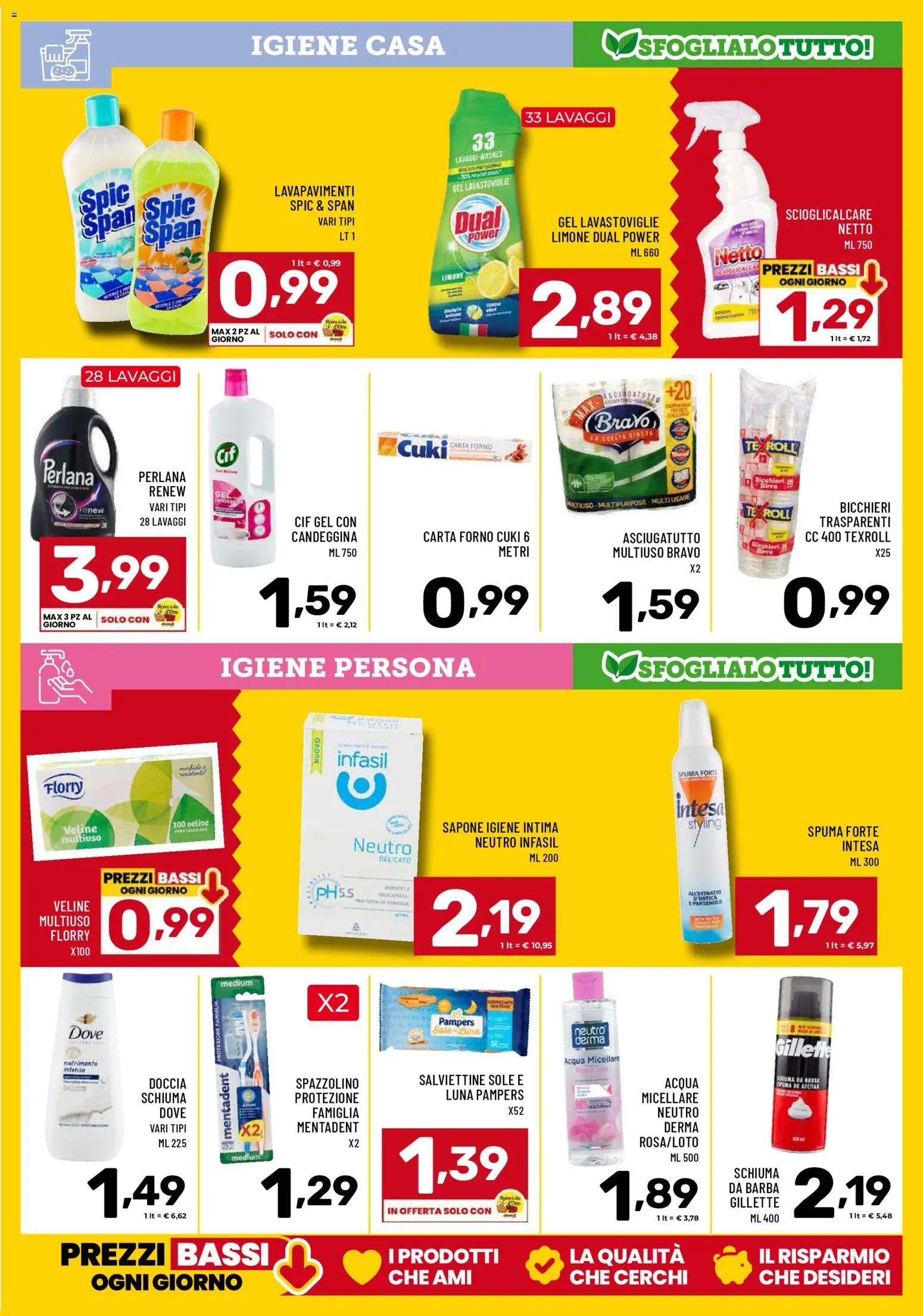 Volantino Il Centesimo del 17.04.2026 | Pagina: 13 | Prodotti: Tè, Acqua, Limone, Lavastoviglie