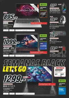 Vista previa Media Markt Black Friday válido desde el 12.11.2025 | Página: 35 | Productos: Teclado gaming, Auriculares, Disco, Micrófono