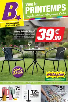 Bazarland - Prévisualisation de Bazarland - Printemps  valide à partir de 01.04.2026