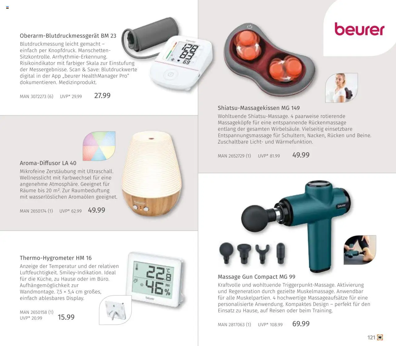 Müller Haushaltskatalog – gültig ab 03.10.2025 | Seite: 121 | Produkte: Thermometer, Monitor