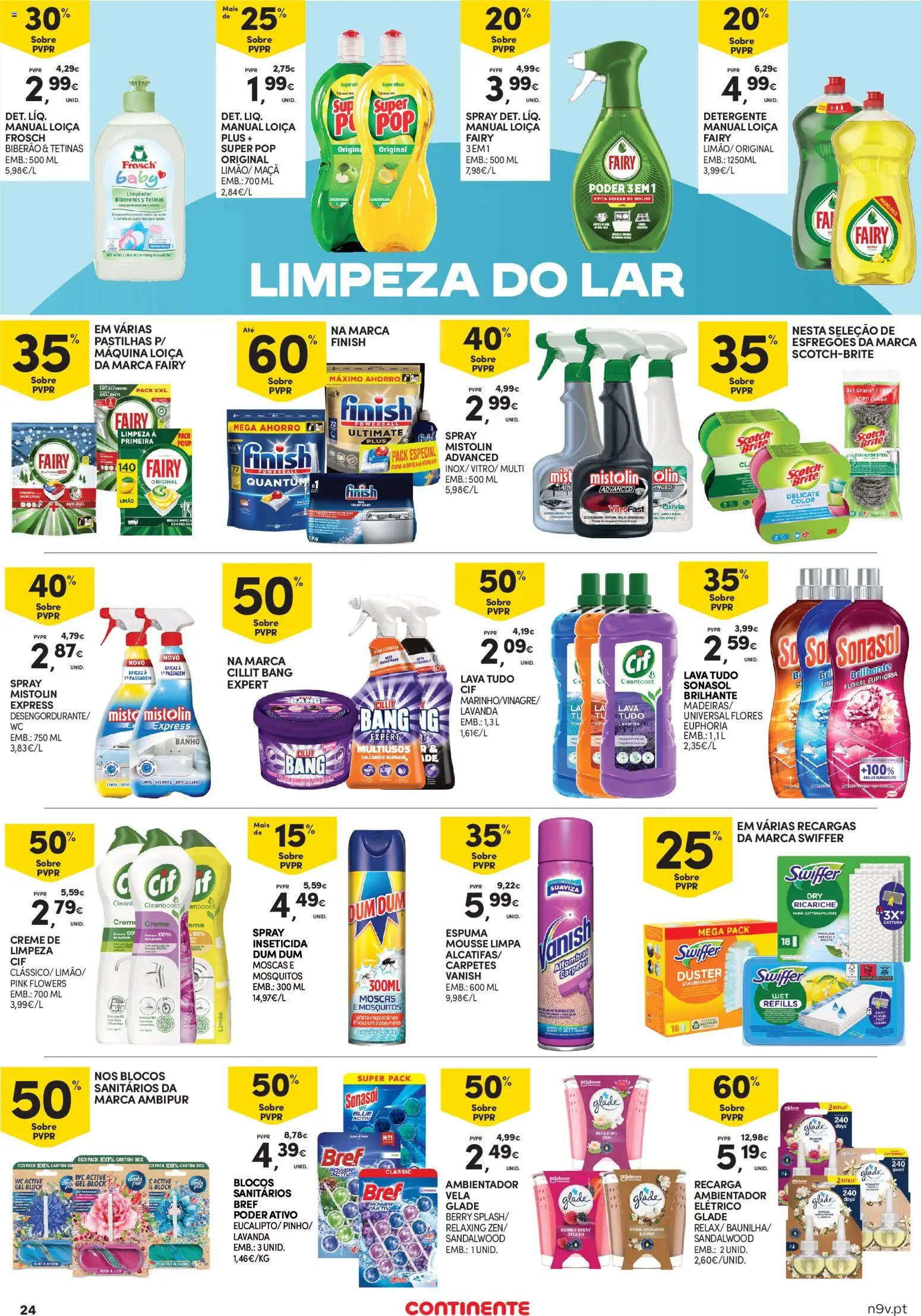Continente - Açores │ válido de 05.03.2026 | Página: 24 | Produtos: Inseticida, Detergente, Banho, Creme