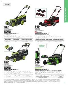 Brico E.Leclerc - Prévisualisation de Brico E.Leclerc Guide jardin | Varennes sur seine valide à partir de 18.02.2025 | Page: 7 | Produits: Tondeuse, Batterie