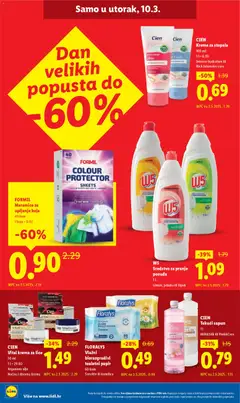 CIEN Krema za stopala, 100 ml, 1 l = 6.90, Intense hydration ili Rich intensive care - Pregled kataloga iz trgovine Lidl, vrijedi od 09.03.2026 | Stranica: 26