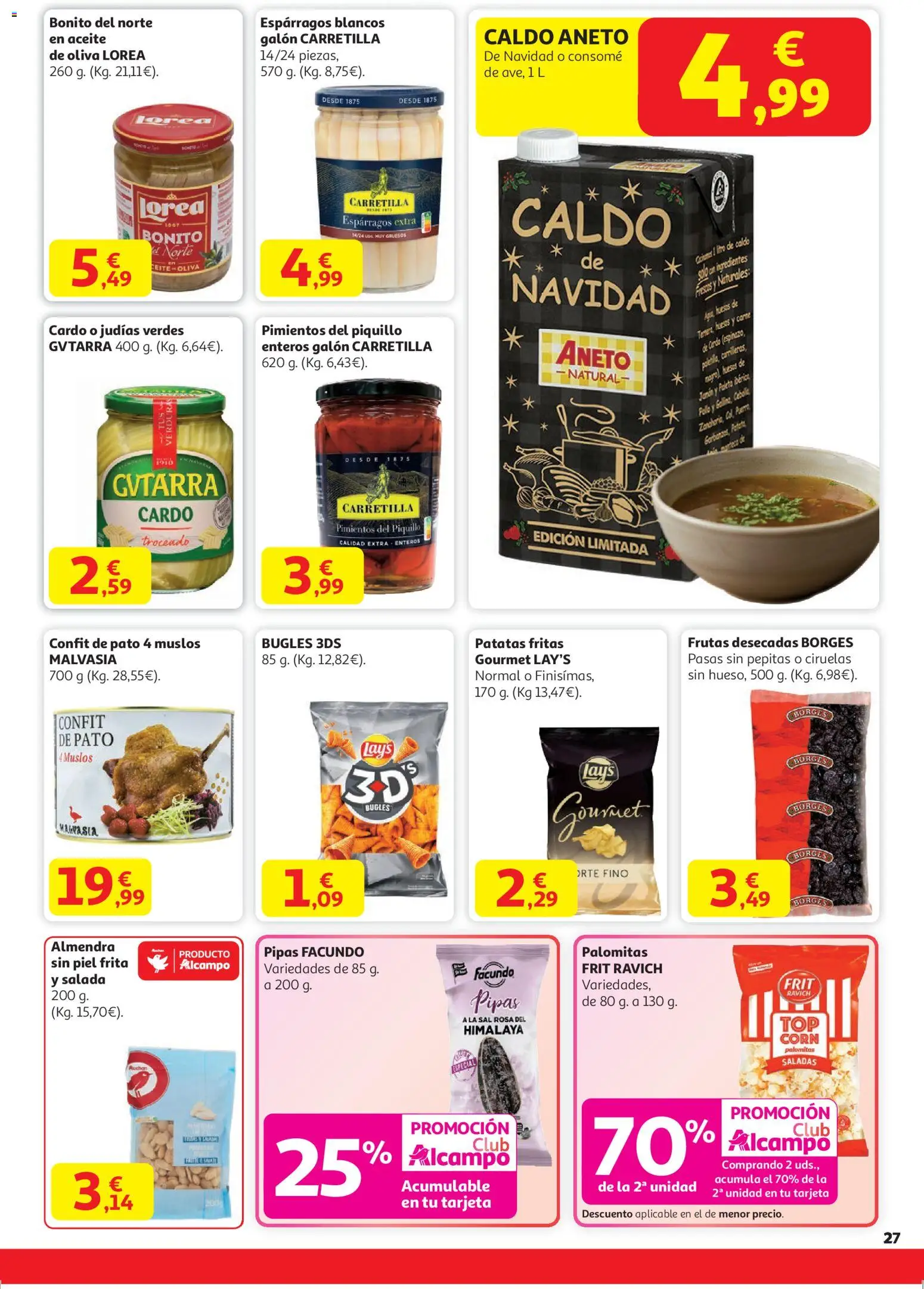 Alcampo - HP catalan  │ válido desde el 11.12.2025 | Página: 27 | Productos: Κρεμάστρα, Aceite, Cerdo, Νερό καρύδας