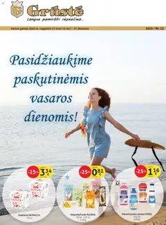 GRUSTE leidinių peržiūra, galiojančių nuo 21.08.2025