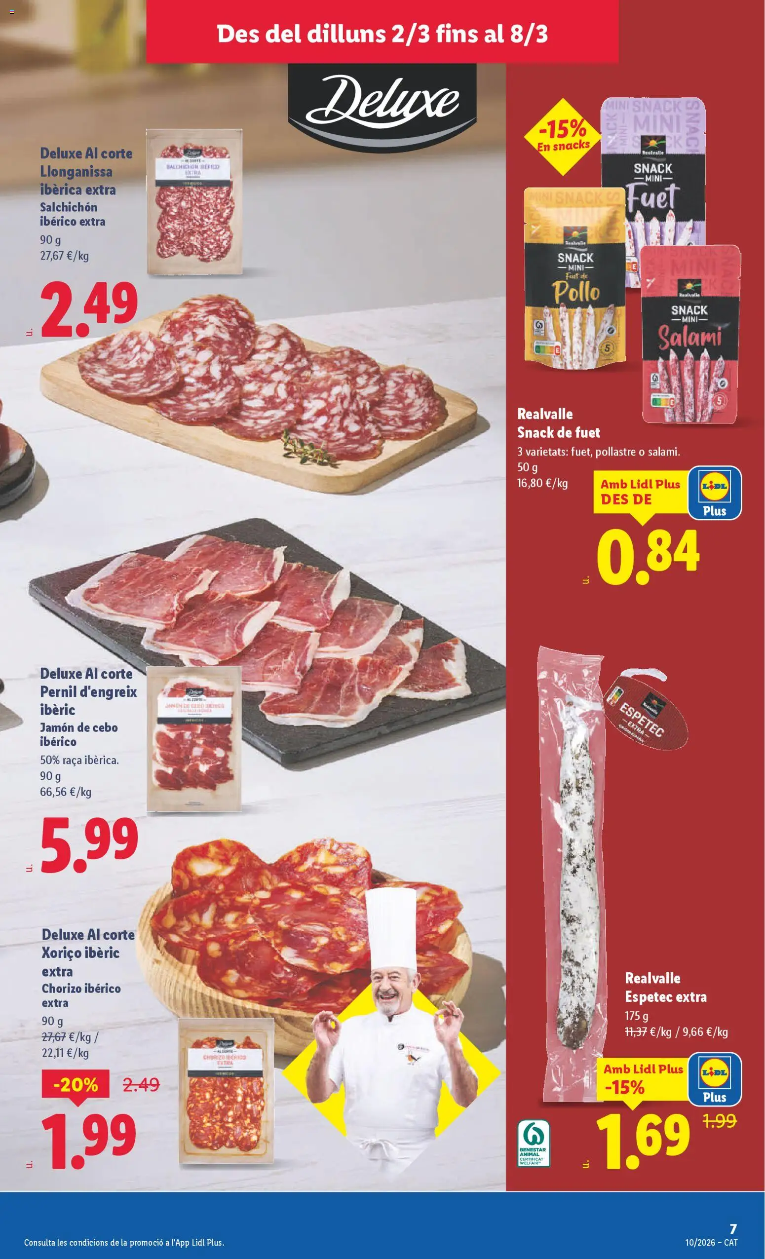 Lidl folleto │ válido desde el 02.03.2026 | Página: 7 | Productos: Jamón, Salami