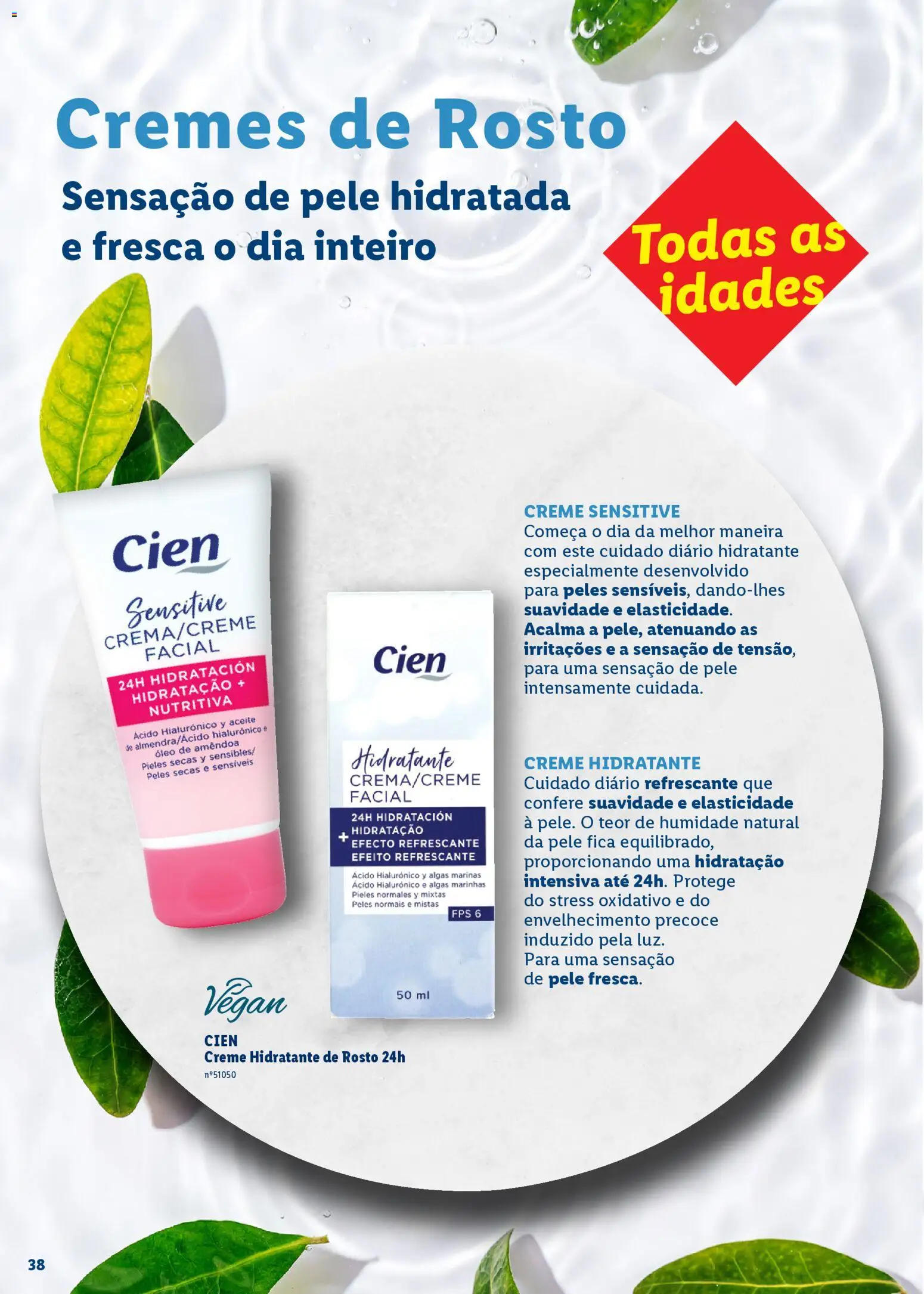 Lidl Beleza Inteligente │ válido de 16.03.2026 | Página: 38 | Produtos: Óleo, Creme