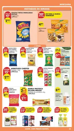 Pré-visualização Pingo Doce folheto válido de 10.03.2026 | Página: 39 | Produtos: Manteiga de amendoim, Pipocas, Manteiga, Batatas fritas