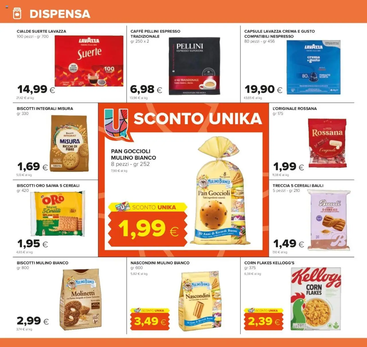 Volantino Oasi del 07.08.2025 | Pagina: 16 | Prodotti: Caffè, Cereali, Vino, Farina