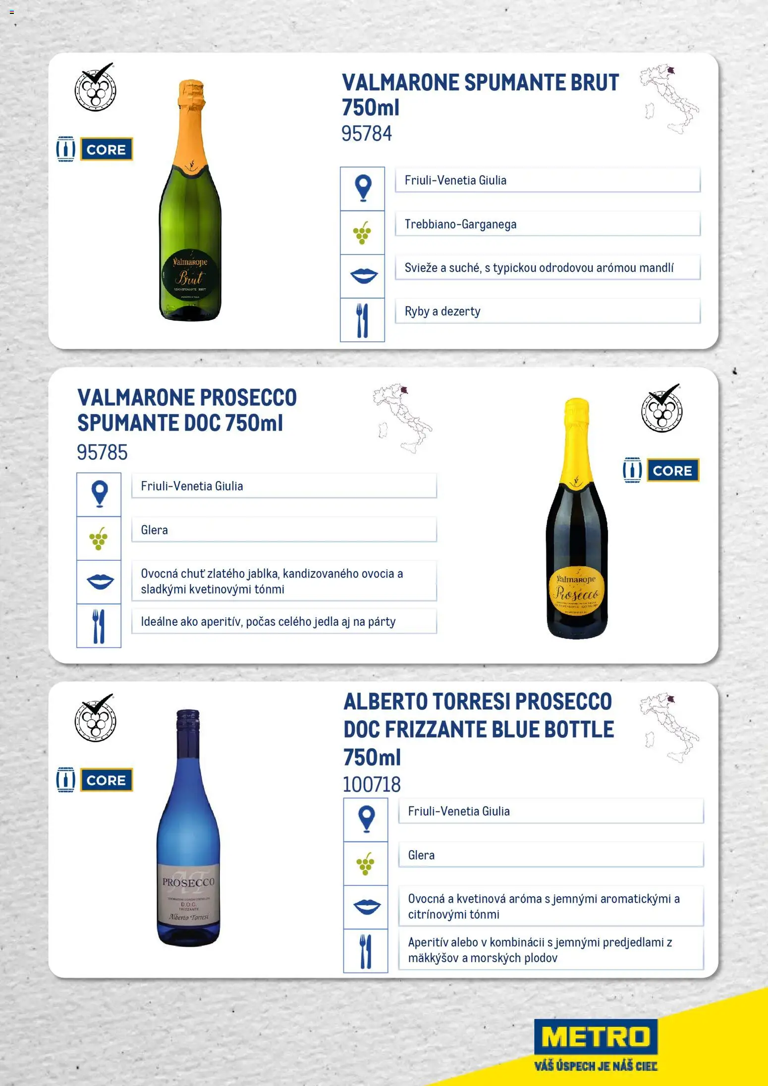 Nové Metro akcie – leták je platný od 01.01.2026 | Strana: 7 | Produkty: Ryby, Prosecco, Aperitív