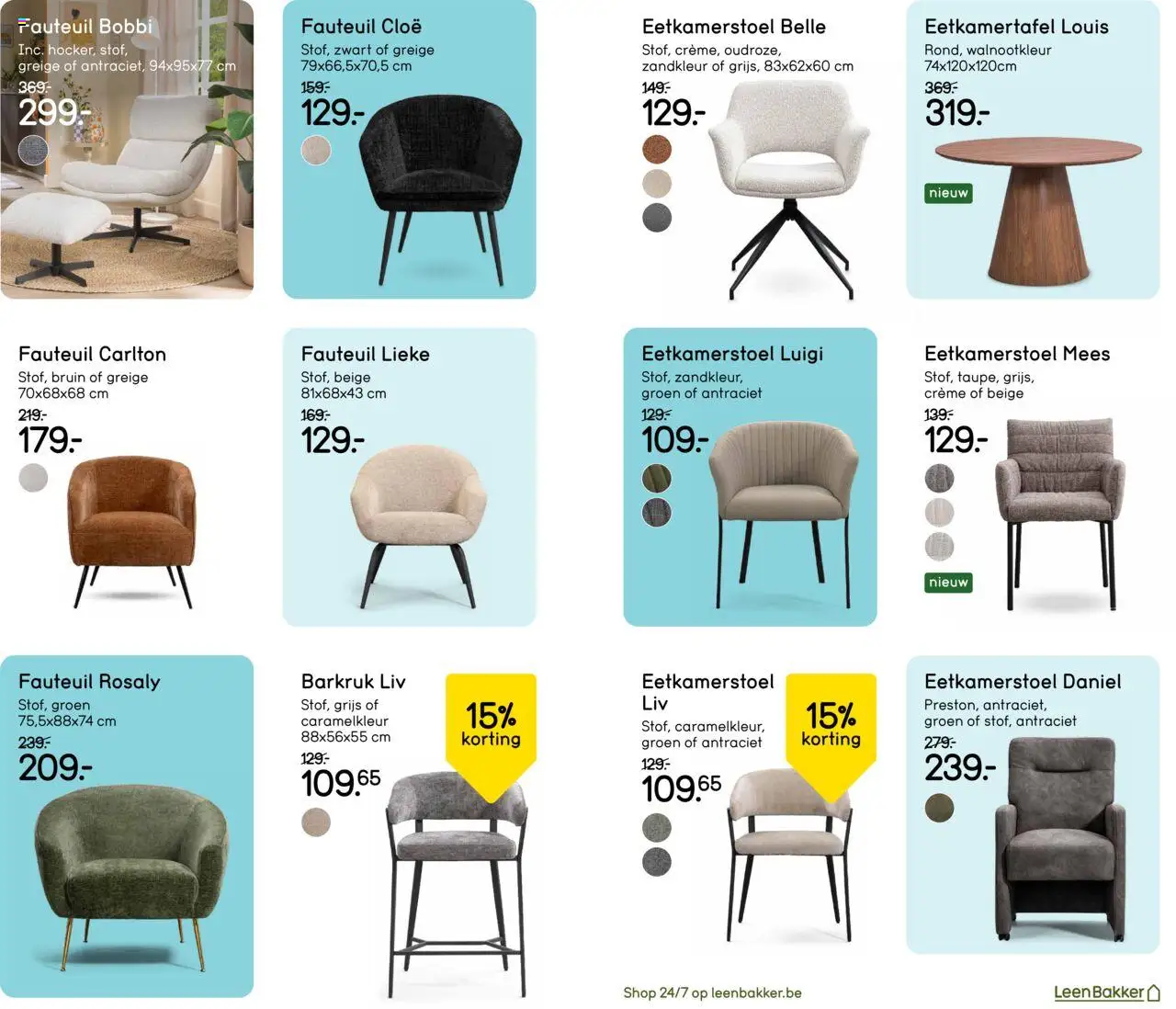  | Pagina: 4 | Producten: Fauteuil, Crème