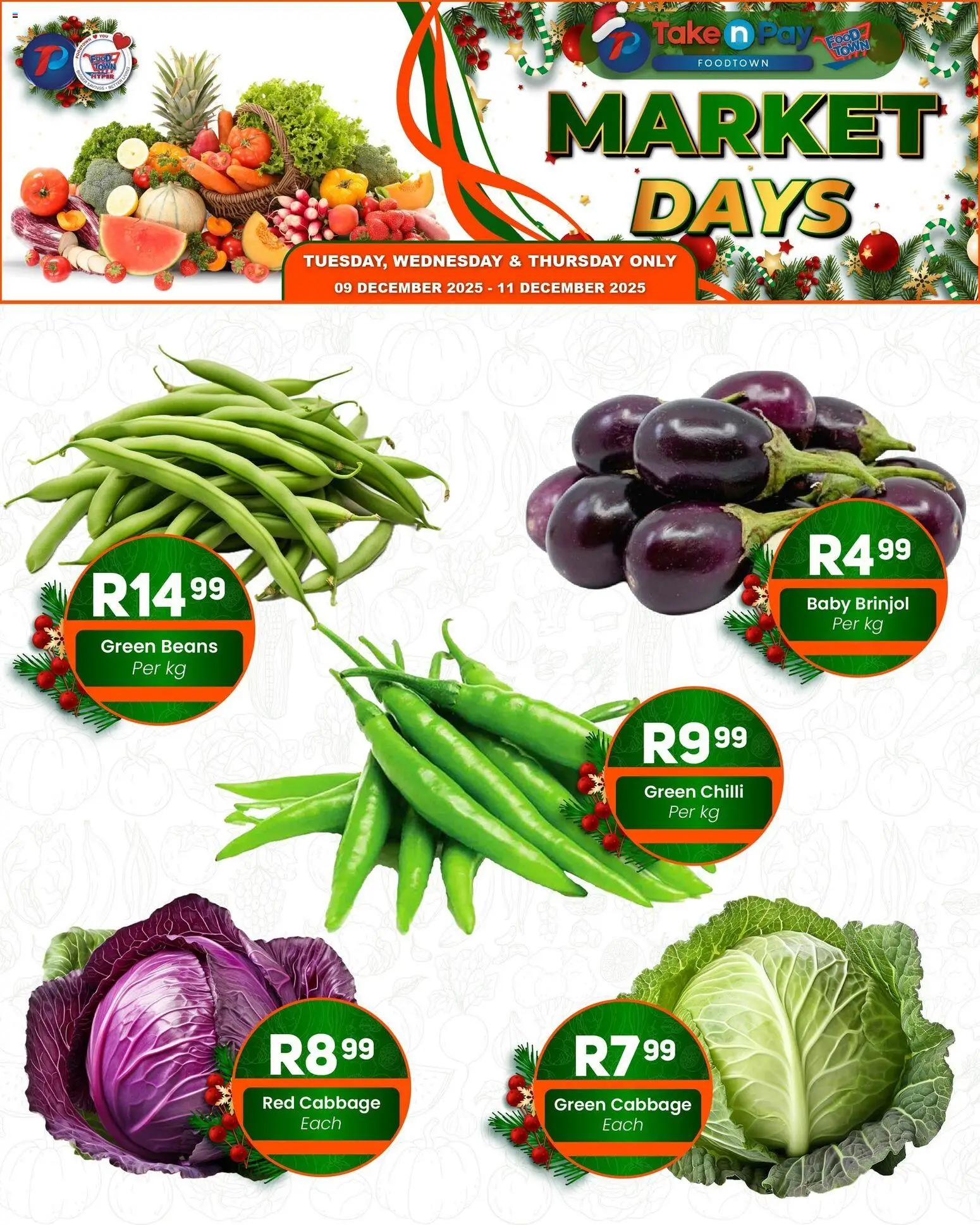 New Take n Pay catalogue – valid from 09.12.2025 | Page: 2 | Products: Beans, Chilli
