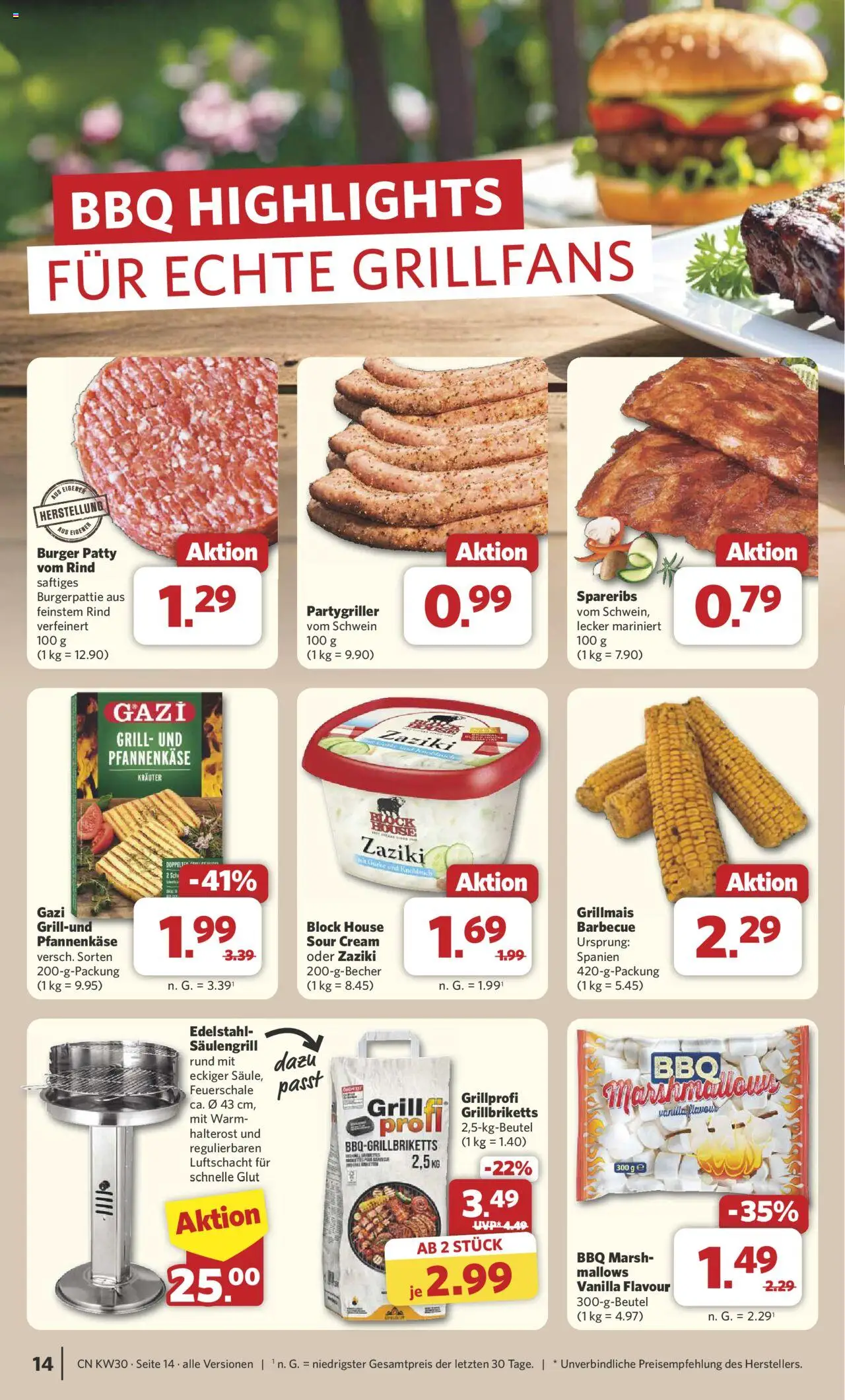 Combi Prospekt 	 - gültig ab dem 21.07.2025 | Seite: 17 | Produkte: Grill, Burger, Knoblauch