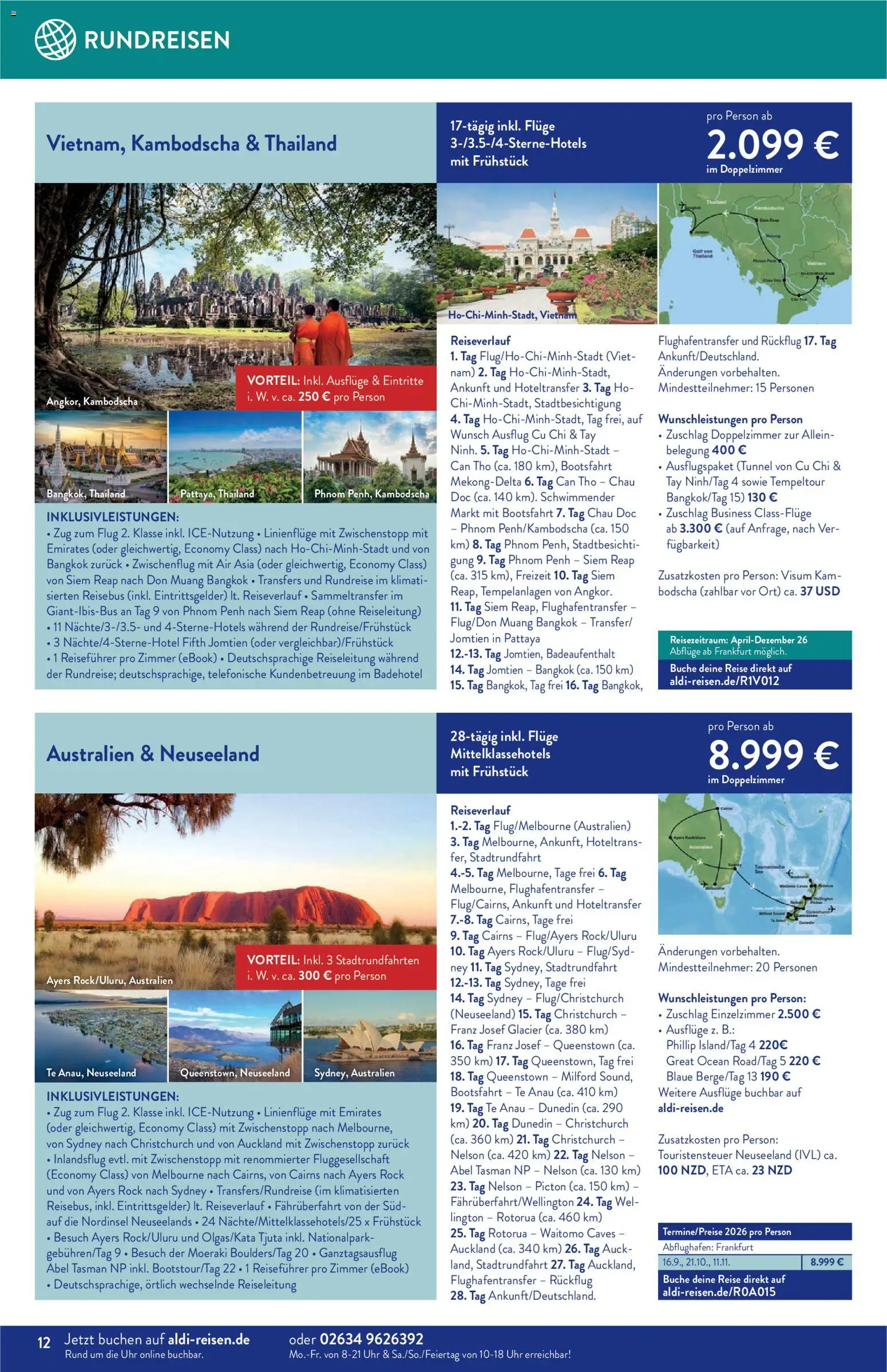 Aldi Reisen Prospekt 	 – gültig ab 01.03.2026 | Seite: 12 | Produkte: Rock, Uhr