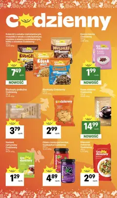 Pogląd oferty "Delikatesy Centrum gazetka" - ważna od 02.04.2026 | Strona: 26 | Produkty: Biszkopty podłużne, Porzeczka, Dżem, Makaron