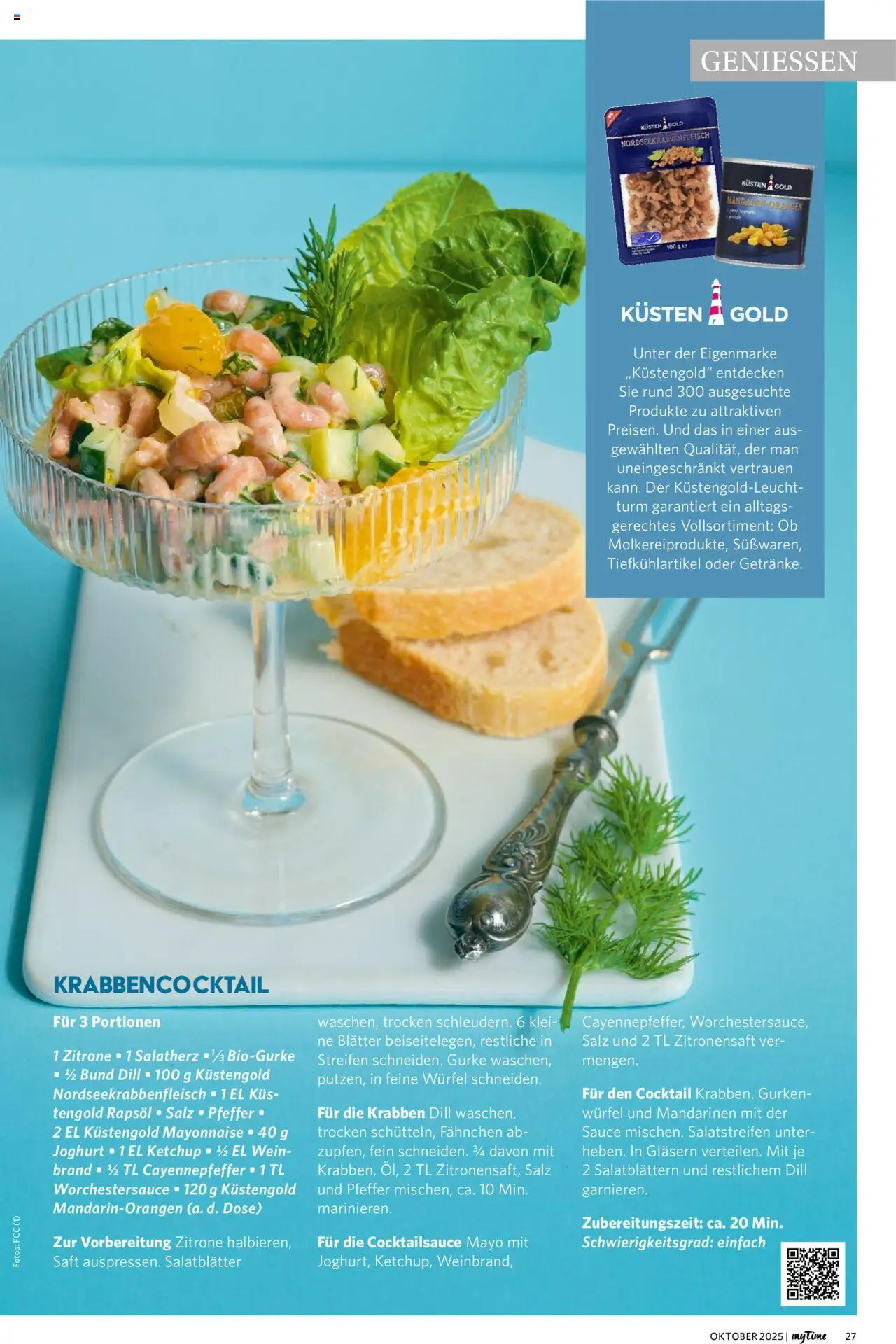 Combi myTime Oktober 2025 – gültig ab 01.10.2025 | Seite: 27 | Produkte: Mayonnaise, Salz, Pfeffer, Dill