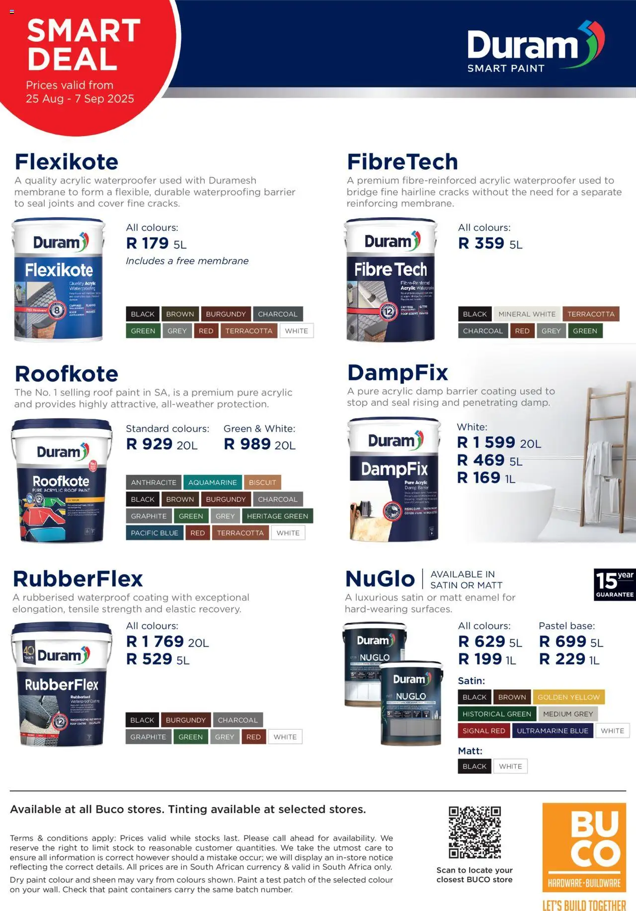 BUCO DURAM Smart Deals │ valid from 25.08.2025 | Page: 2 | Products: Cover, Paint, Stock, Enamel