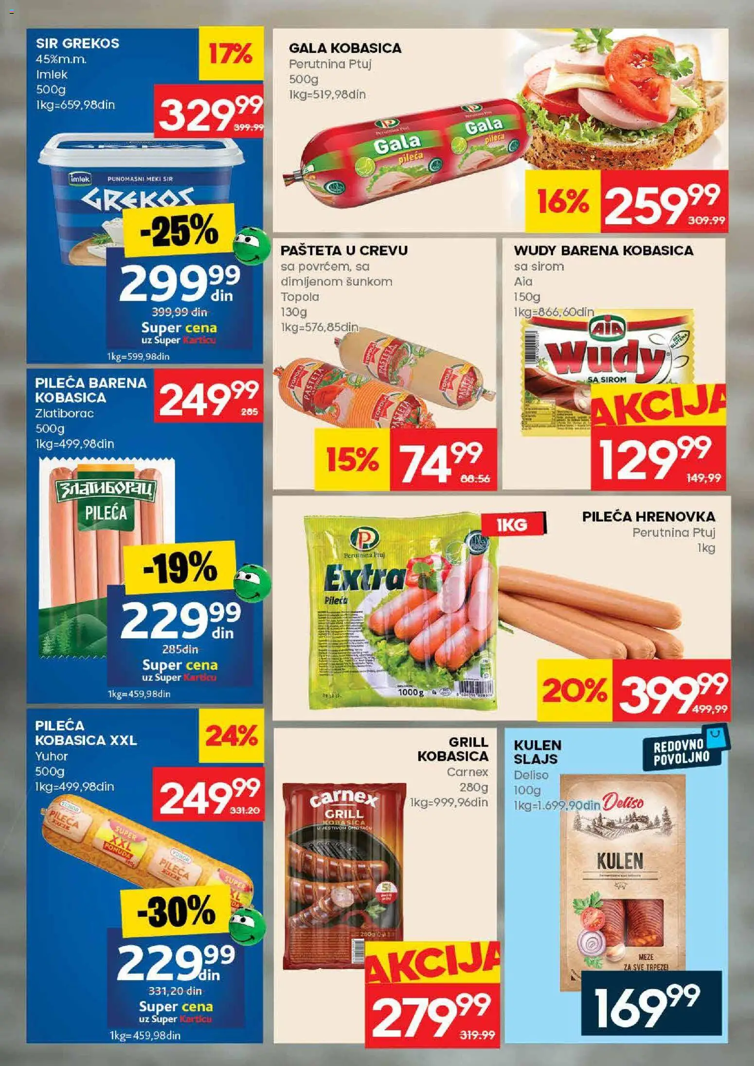 Idea katalog - važi od 23.04.2026 | Strana: 10 | Proizvode: Kulen, Sir, Kobasica, Pašteta