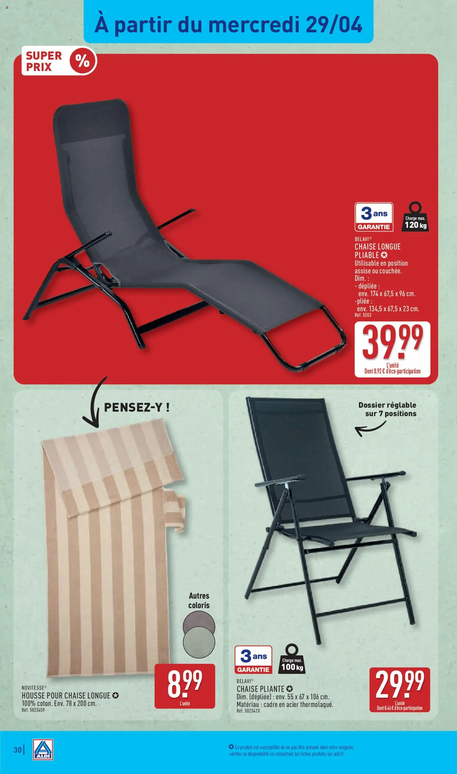 {H1} | Page: 32 | Produits: Chaise pliante, Chaise longue, Chaise, Cadre