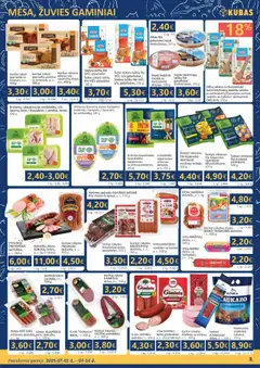 Kubas leidinys│galioja nuo 01.07.2025 | Puslapis: 3 | Prekių: Sardelės, Kiaulienos, Dešrelės, Lašišų filė