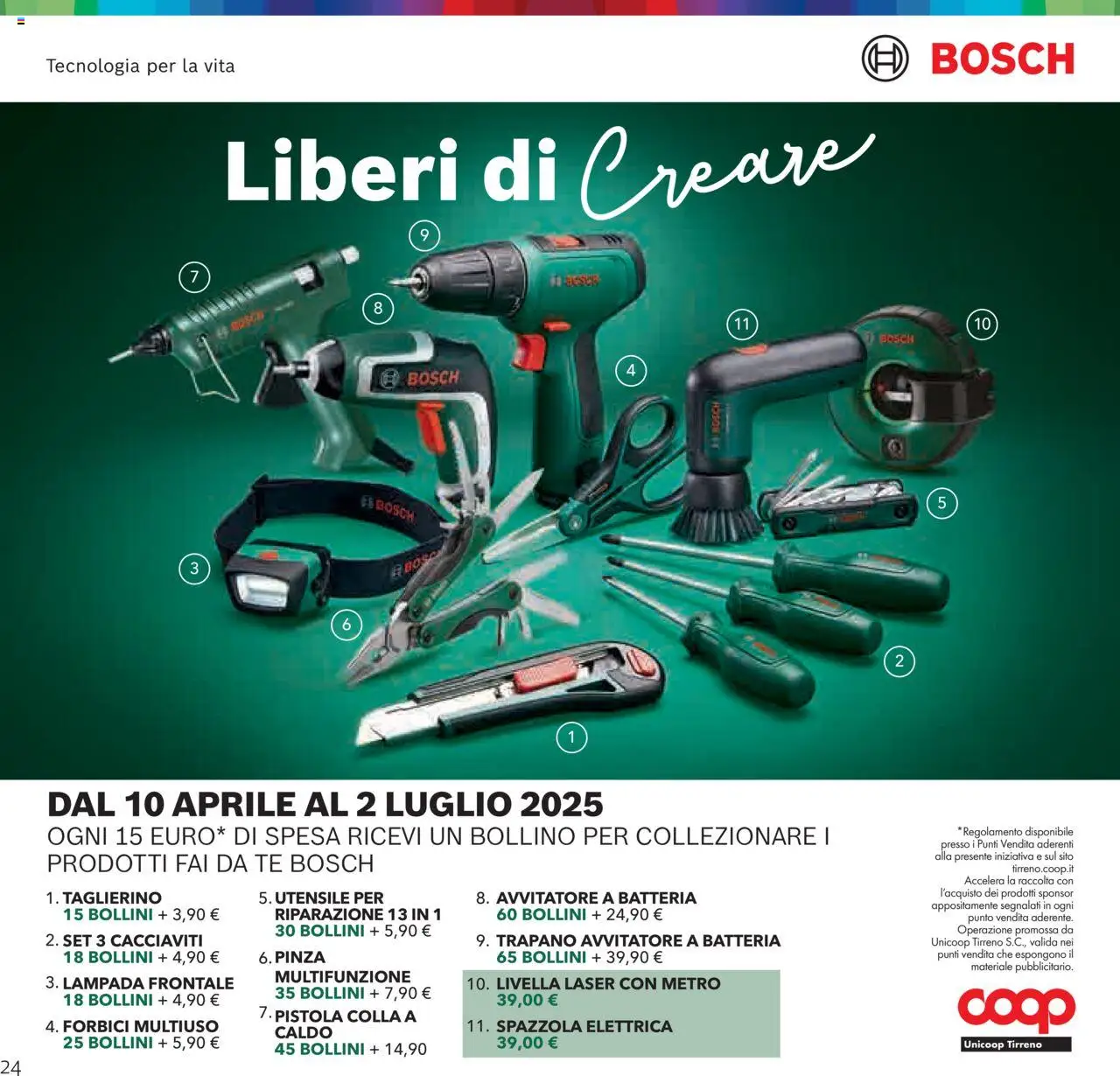 Volantino Ipercoop del 22.05.2025 | Pagina: 24 | Prodotti: Spazzola, Tè, Avvitatore, Metro
