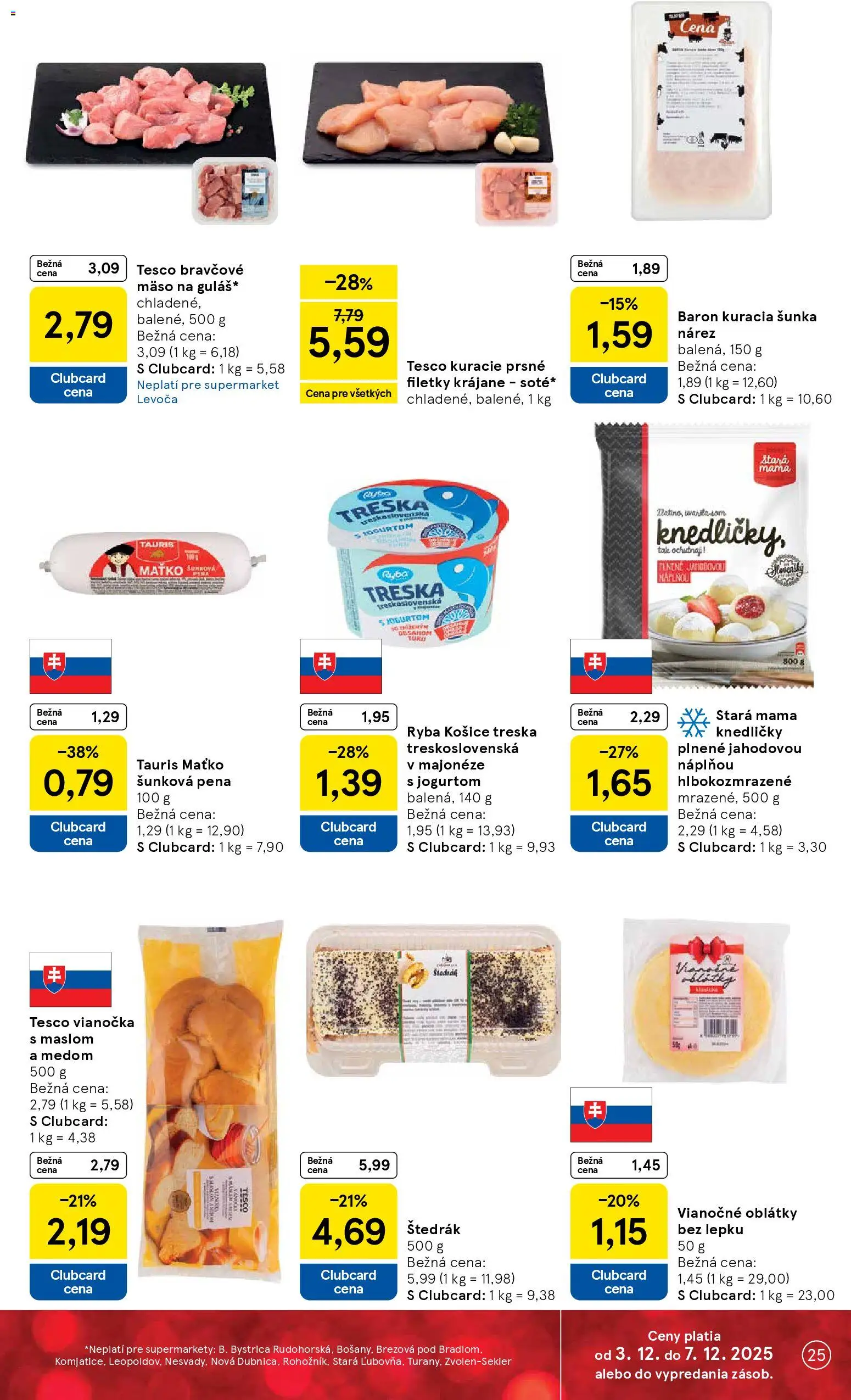 Nové Tesco akcie – leták je platný od 03.12.2025 | Strana: 25