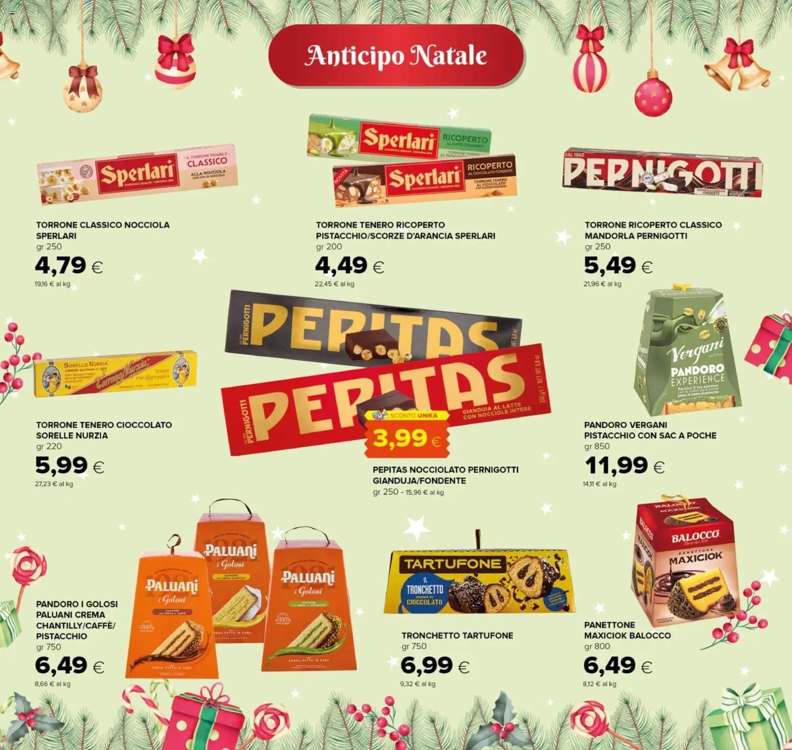 Volantino Oasi del 01.12.2025 | Pagina: 3 | Prodotti: Crema, Cioccolato, Nocciole, Panettone