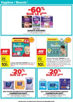 Carrefour - Prévisualisation de Carrefour catalogue semaine 50 valide à partir de 09.12.2025 | Page: 52 | Produits: Couches, Pampers, Culotte