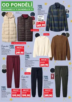 Náhled letáku Košile, materiál: bavlna, velikosti: M - XL, různé barvy a dezény, cena za 1 kus od 12.11.2025 | Strana: 6 | Produkty: Svetr, Vesta, Tepláky, Barvy