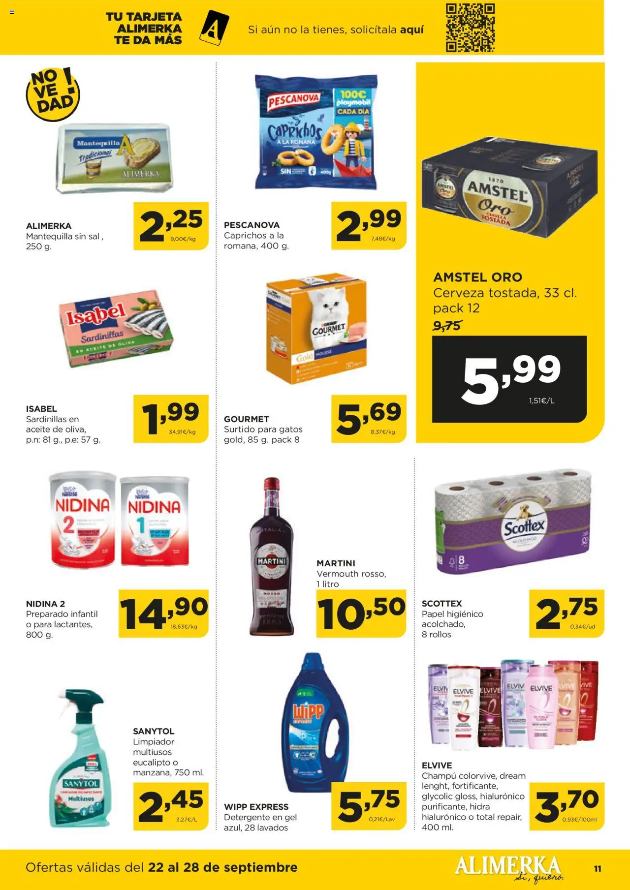 Alimerka folleto Castilla y León │ válido desde el 22.09.2025 | Página: 11 | Productos: Champú, Aceite, Cerveza, Té