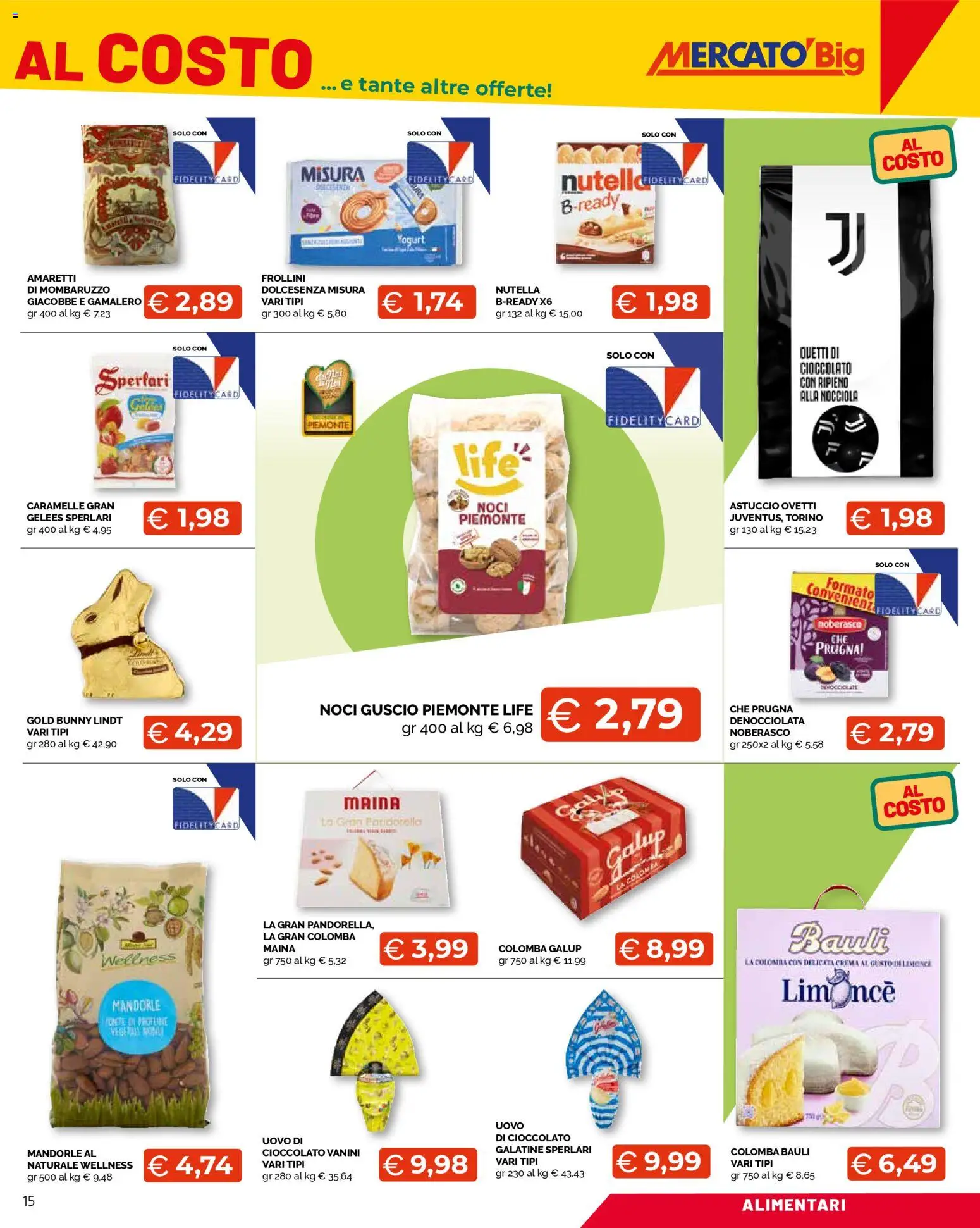 Volantino Mercatò del 09.03.2026 | Pagina: 15 | Prodotti: Crema, Cioccolato, Astuccio, Frollini