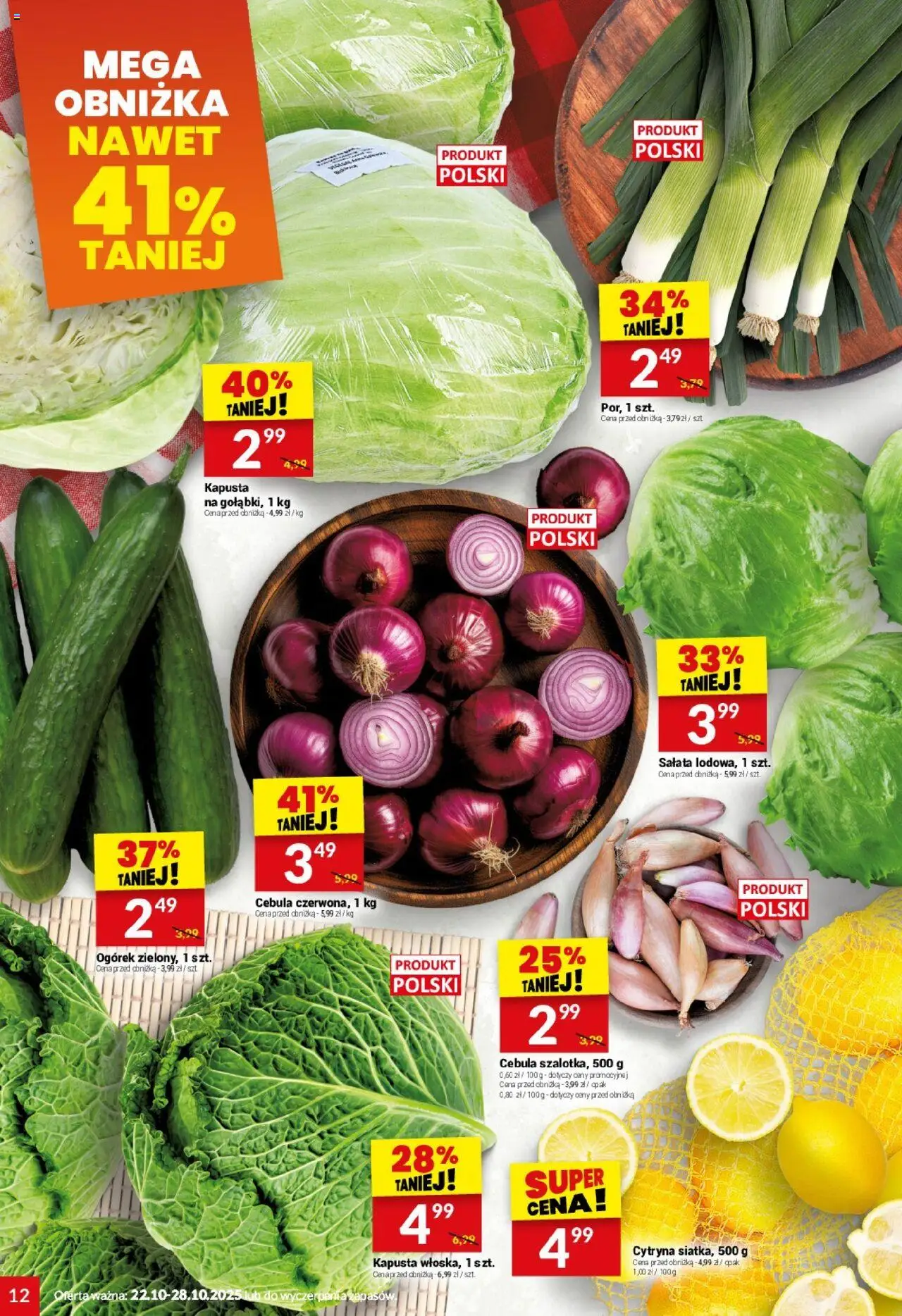 Twój Market Gazetka od 22.10.2025 | Strona: 12 | Produkty: Cytryna, Kapusta