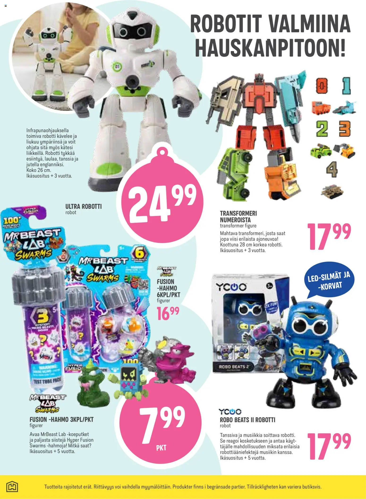Halpa Halli - Lelukuvasto 2025 – voimassa 05.11.2025 alkaen | Sivu: 30 | Tuotteet: Robotti, Voi