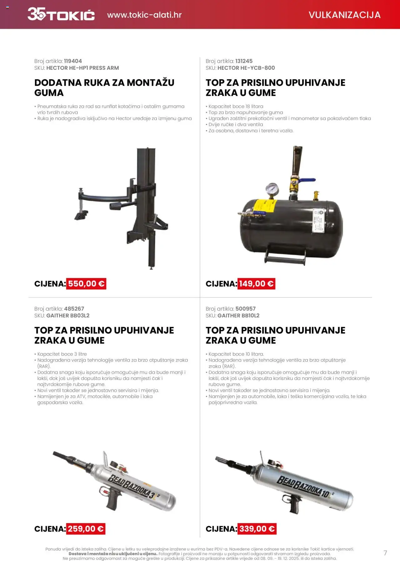 Tokić katalog | vrijedi od 08.09.2025 | Stranica: 7 | Proizvodi: Manometar, Ventil